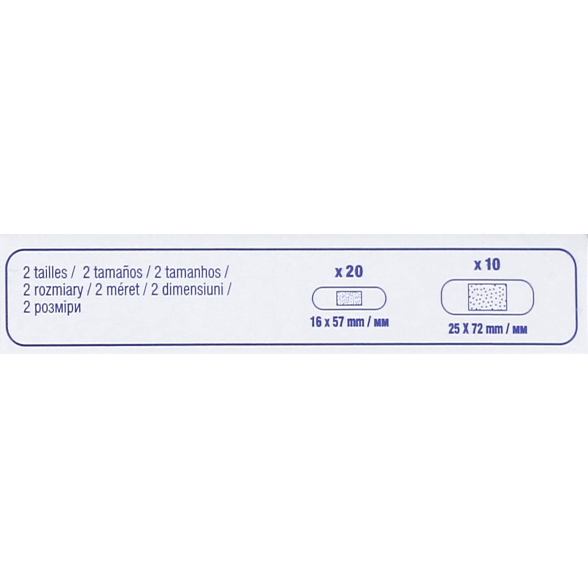 Voir la diapositive 2 : POUCE Pansements prédécoupés 30 pansements