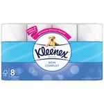 KLEENEX Papier toilette soin complet 8 rouleaux
