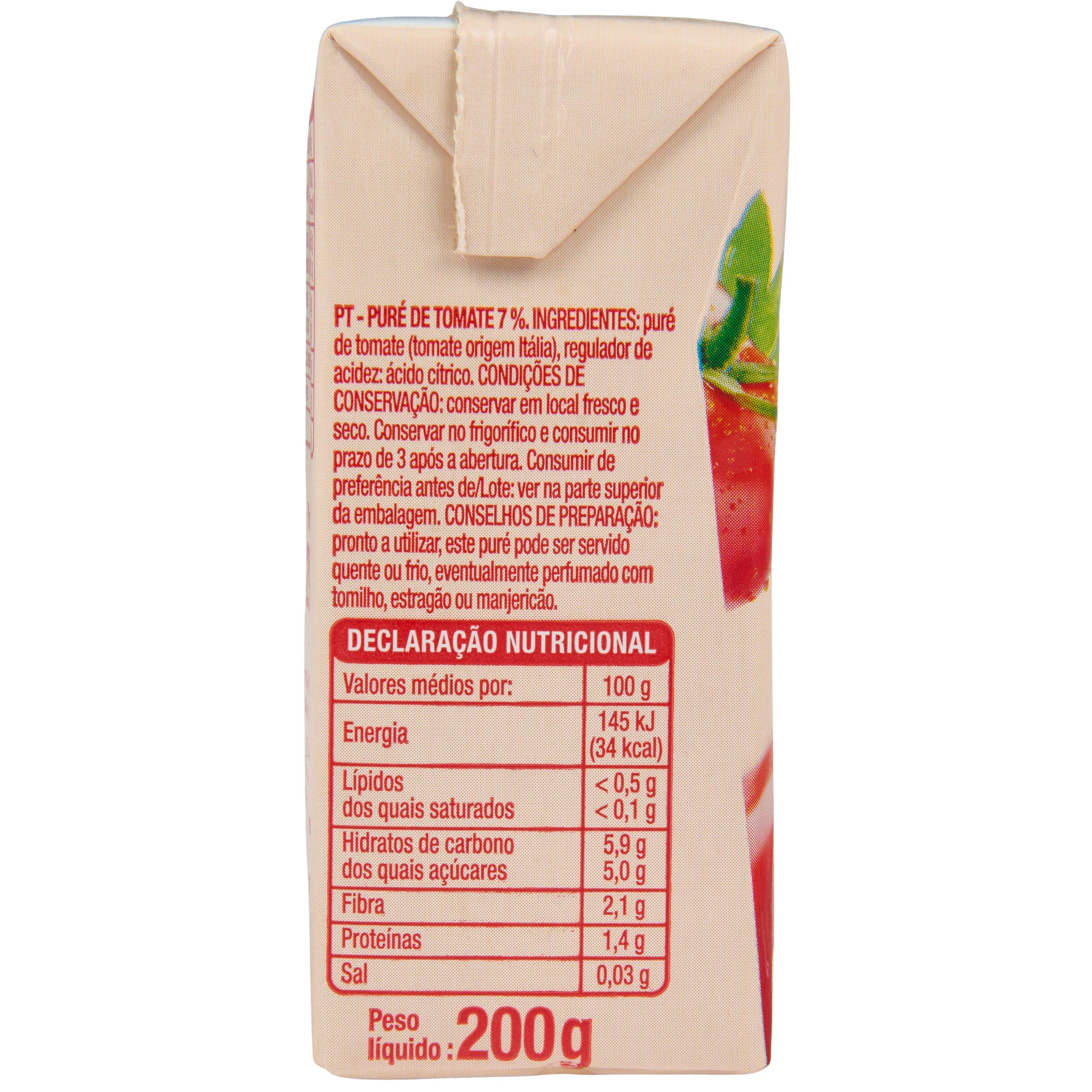 Voir la diapositive 4 : AUCHAN Purée de tomates 200g
