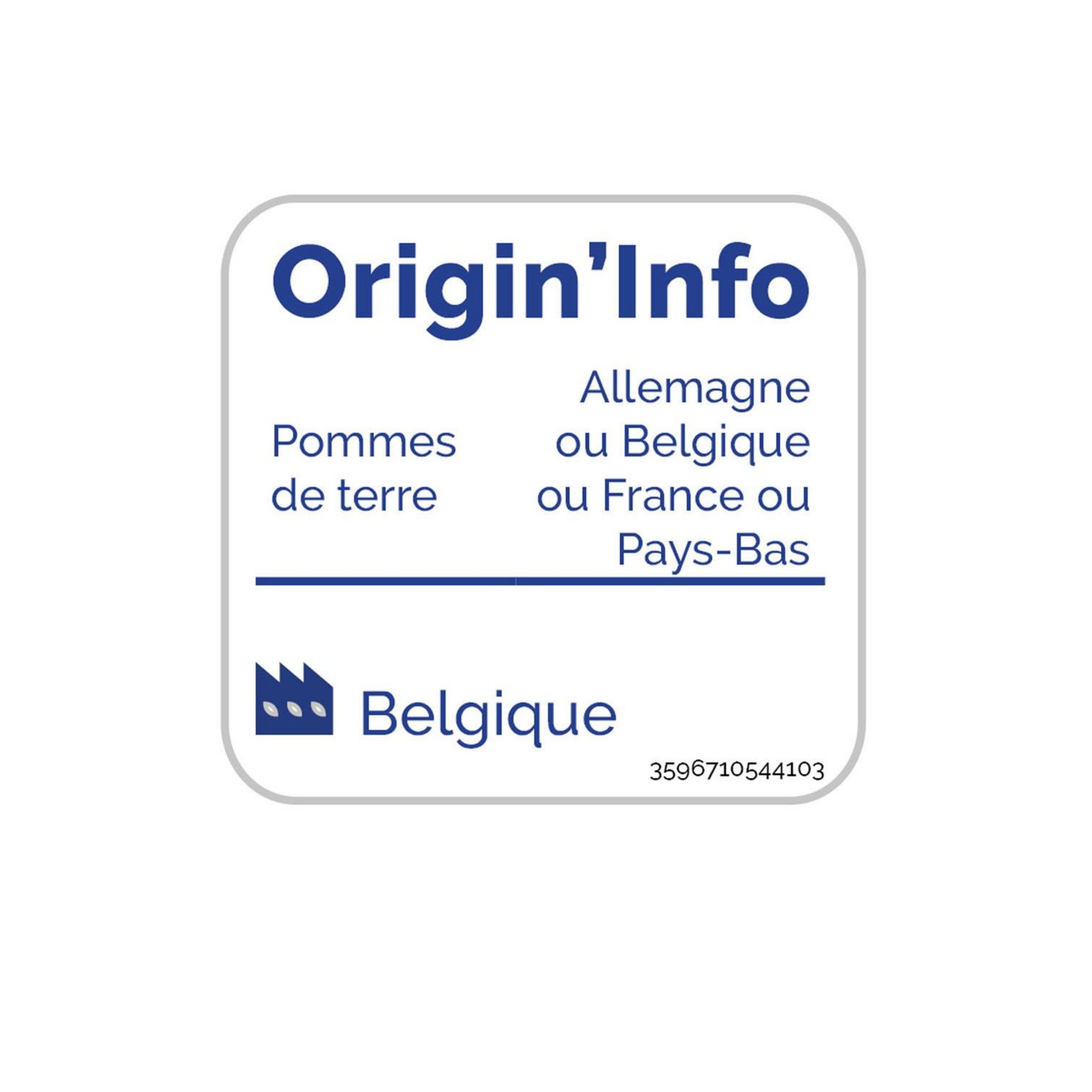 Voir la diapositive 4 : AUCHAN Frites crinkle 750g