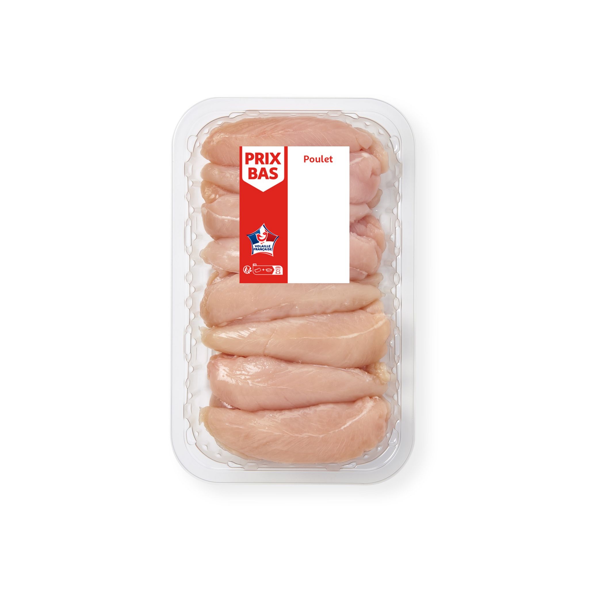 PRIX BAS Aiguillettes de poulet 400g