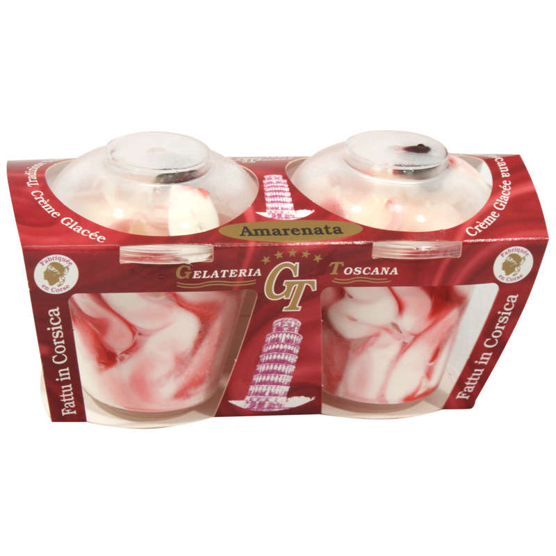 CORSICA GELATERIA Verrine crème glacée amarenatta 2x120g