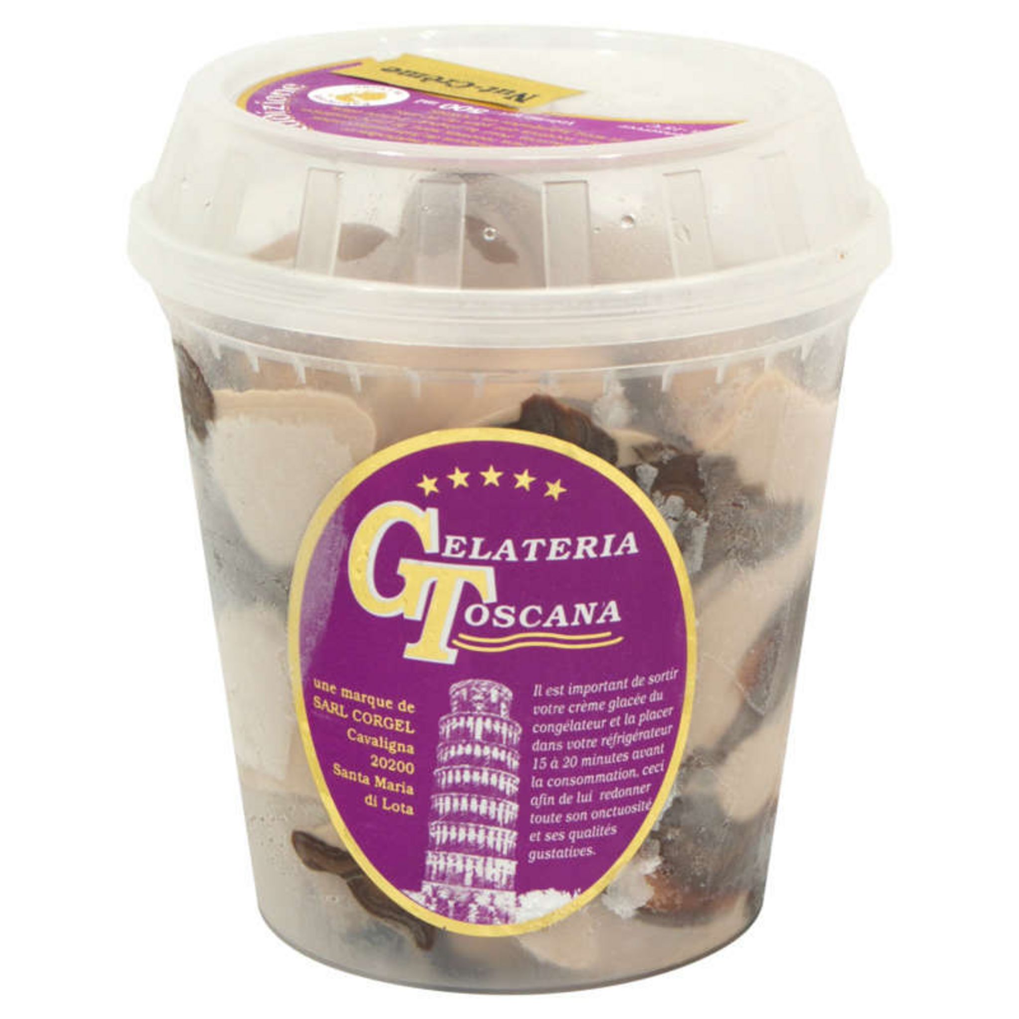 CORGEL Glace Nut-crème 750ml