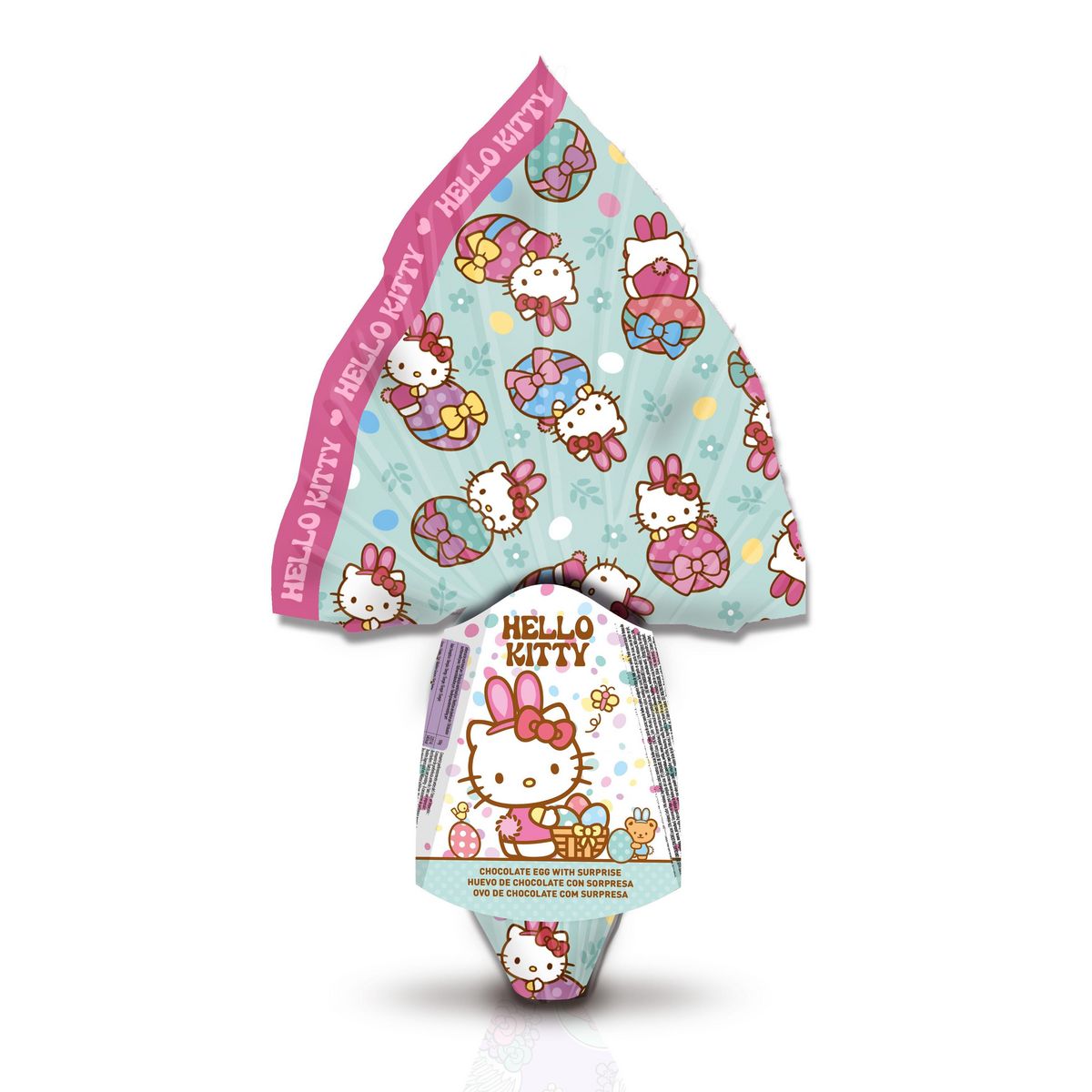 Hello kitty oeuf flamme en chocolat et surprise 90g