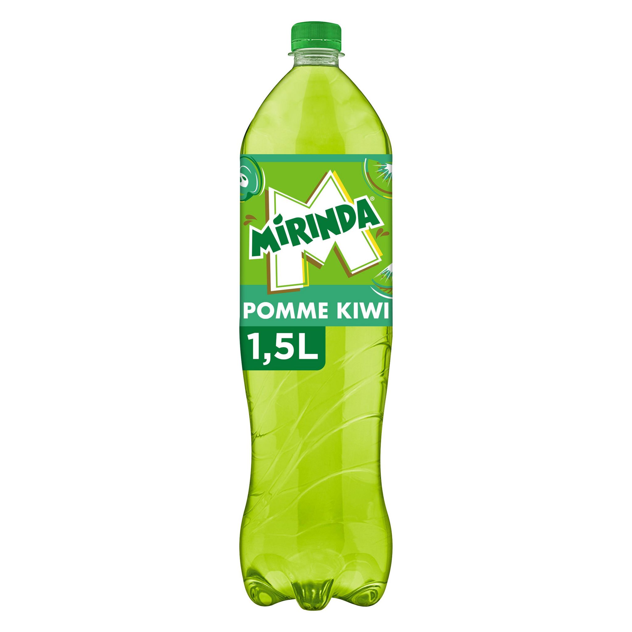 MIRINDA Boisson gazeuse goût pomme kiwi 1.5l