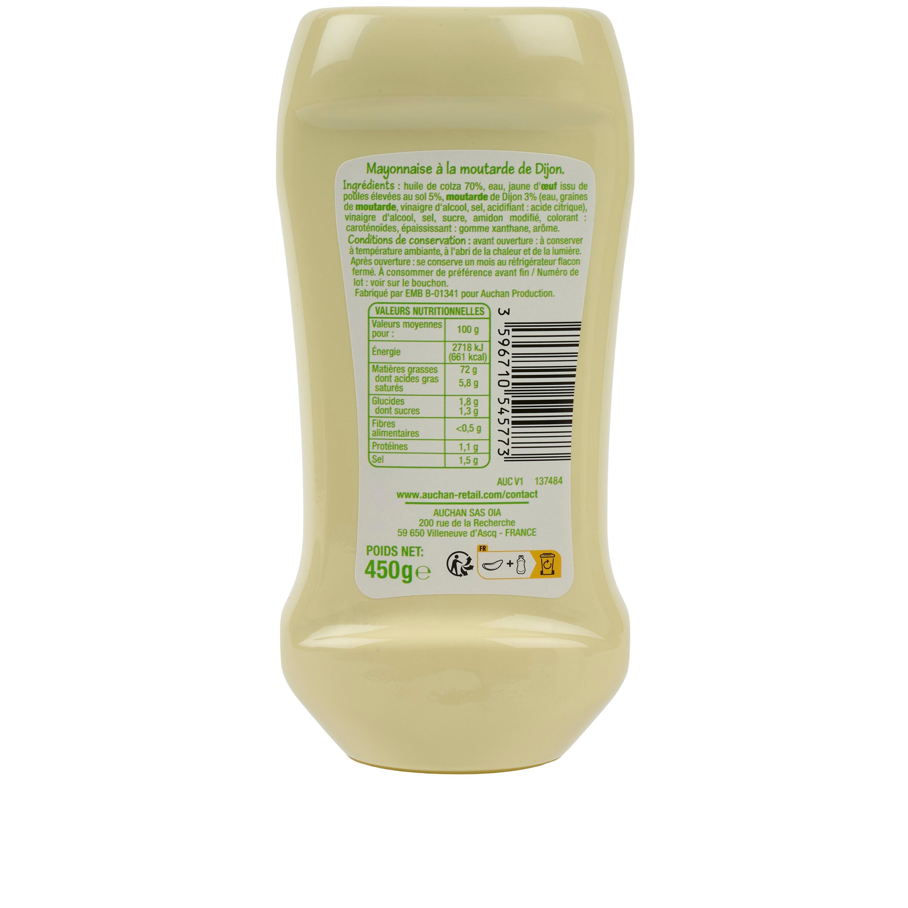 Voir la diapositive 2 : POUCE Mayonnaise flacon souple 450g