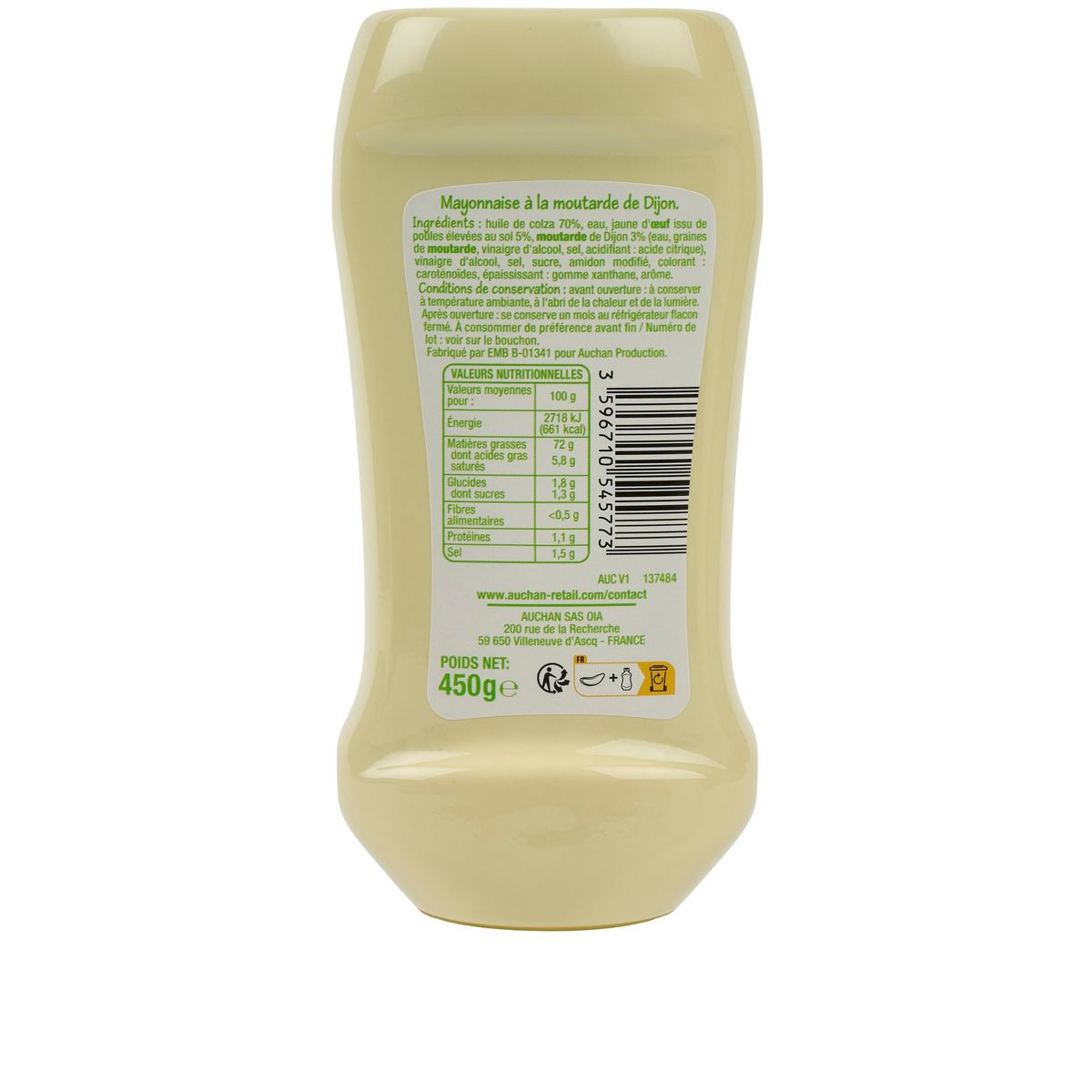 POUCE Mayonnaise flacon souple 450g