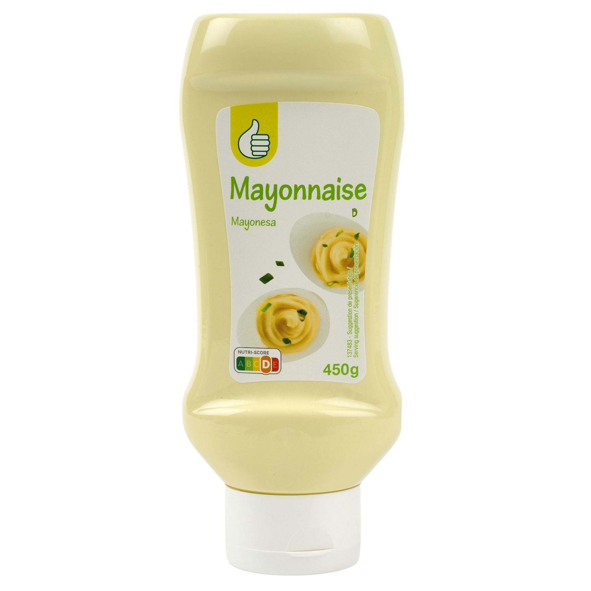 Voir la diapositive 3 : POUCE Mayonnaise flacon souple 450g