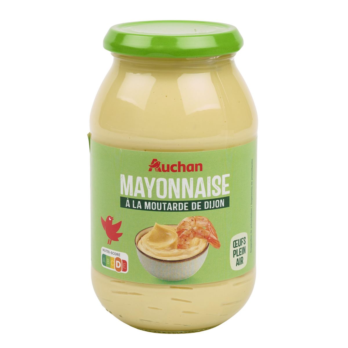 AUCHAN Mayonnaise à la moutarde de Dijon 475g
