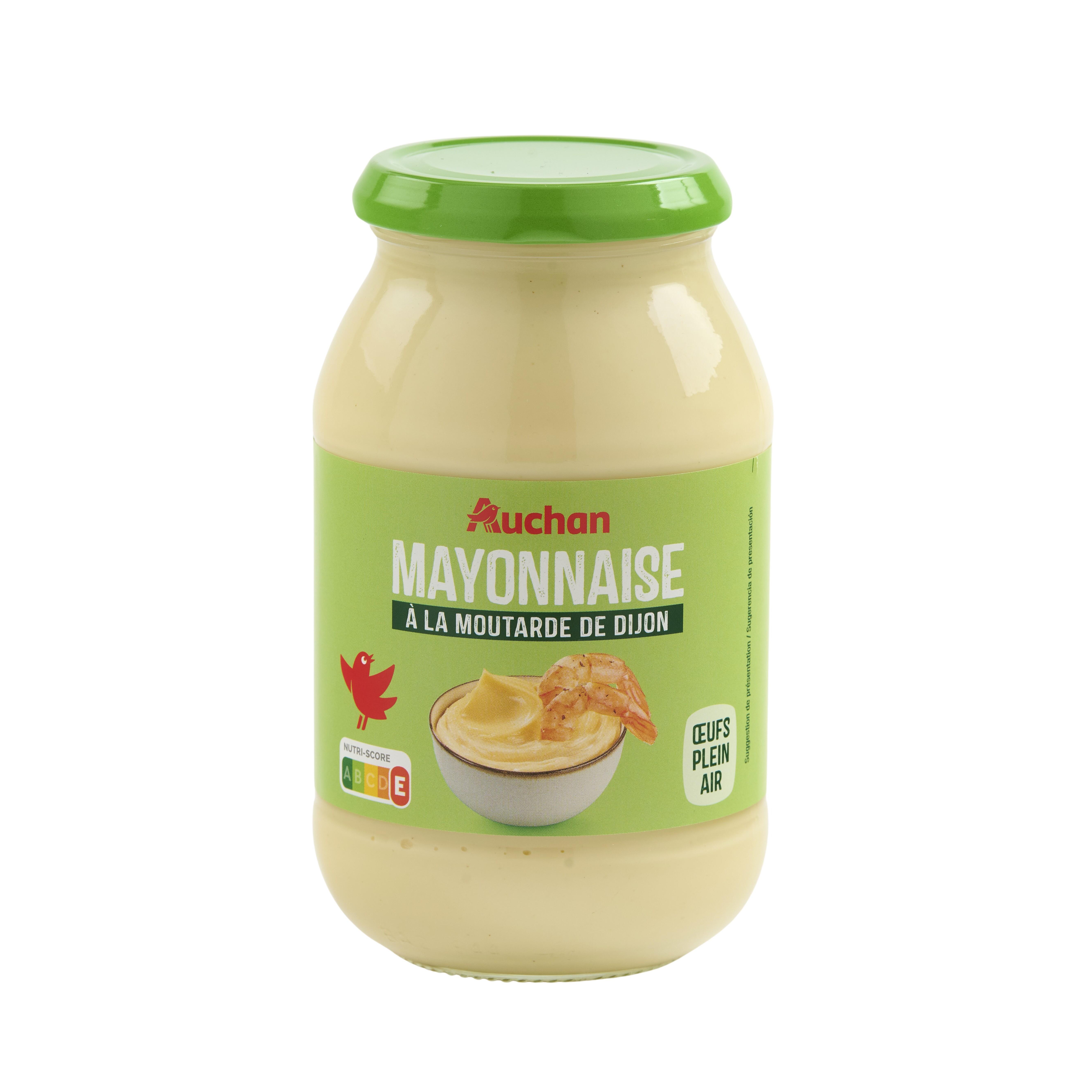 Voir la diapositive 4 : AUCHAN Mayonnaise à la moutarde de Dijon 475g
