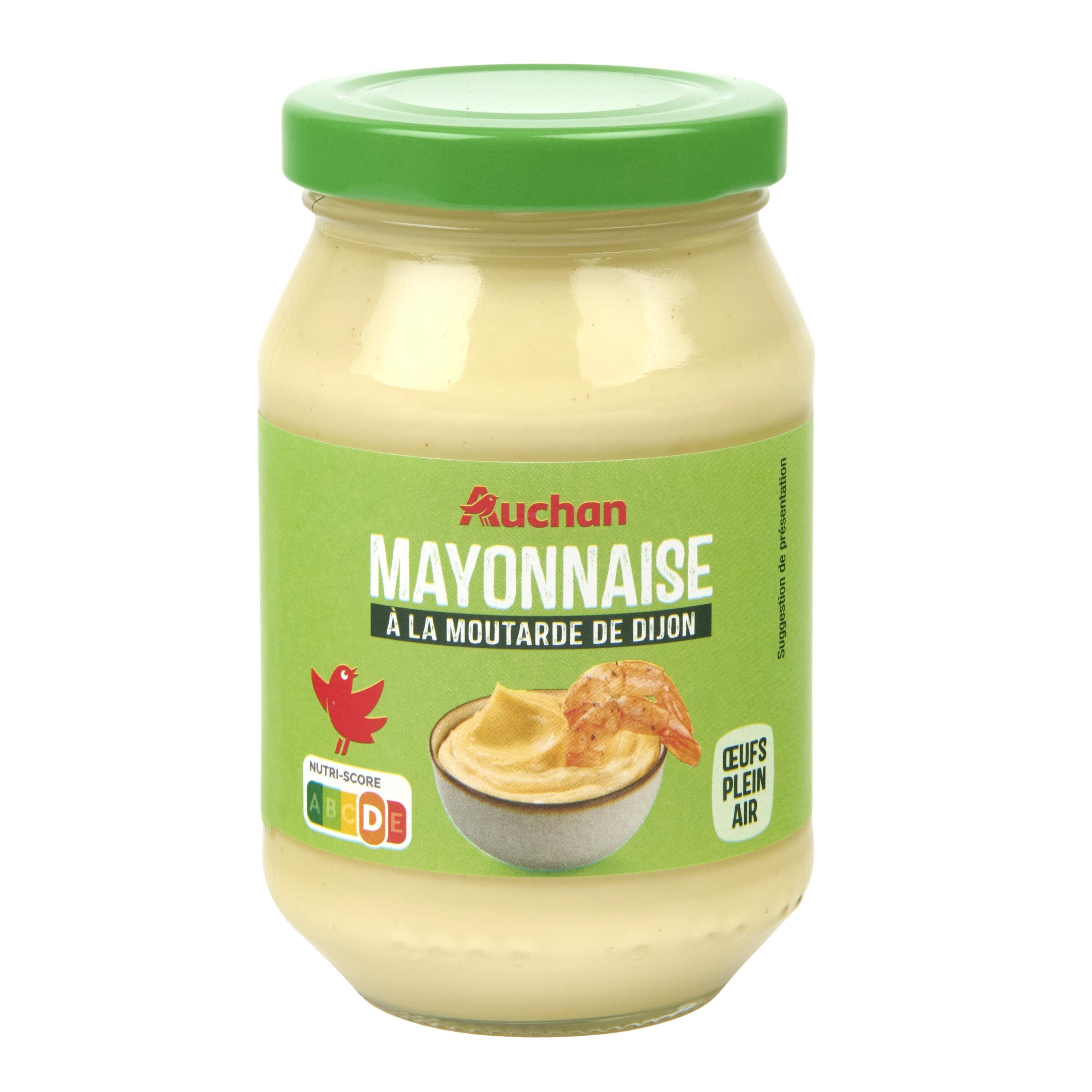 Voir la diapositive 2 : AUCHAN Mayonnaise bocal 235g