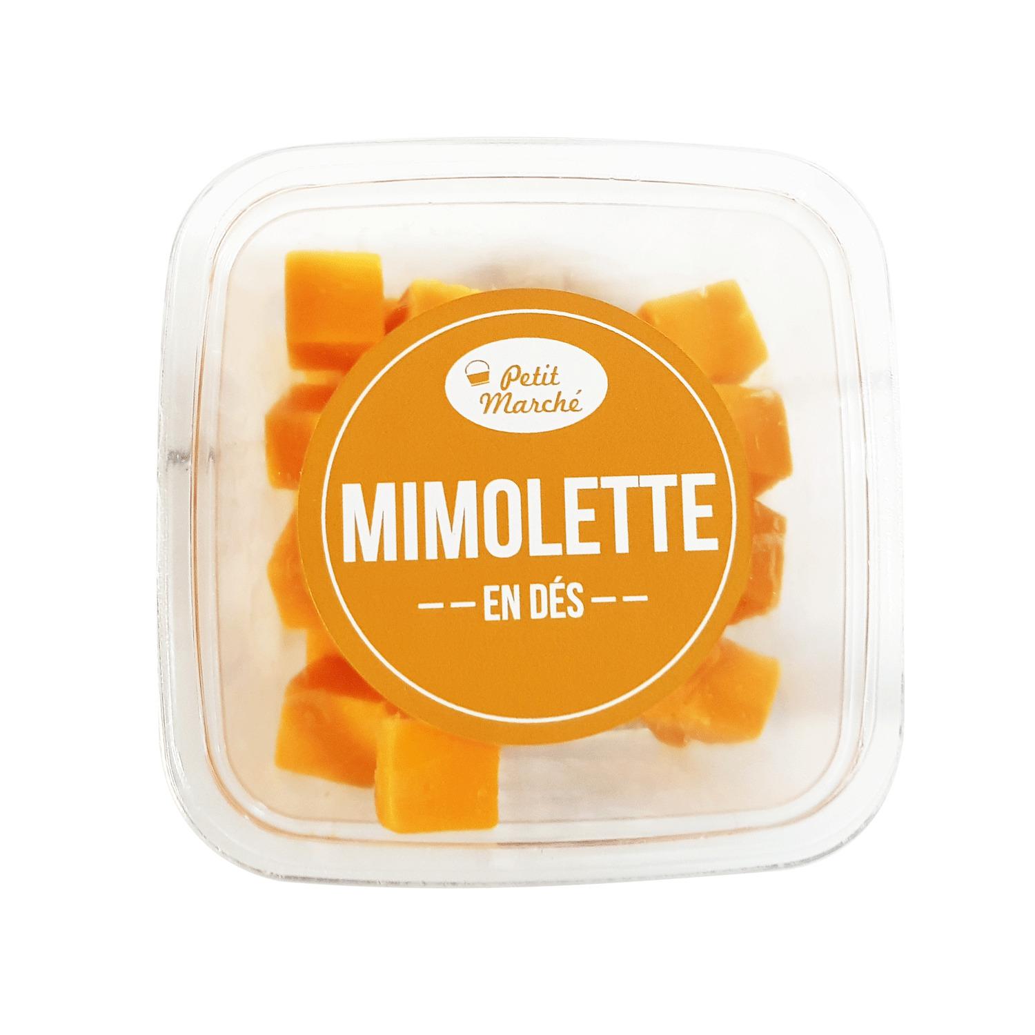PETIT MARCHE Mimolette en dés 120g