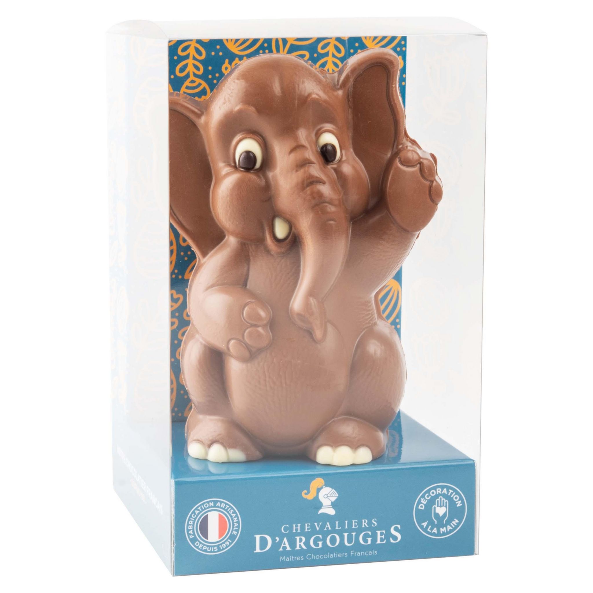 CHEVALIERS D'ARGOUGES Chocolat au lait moulage éléphanteau 100g