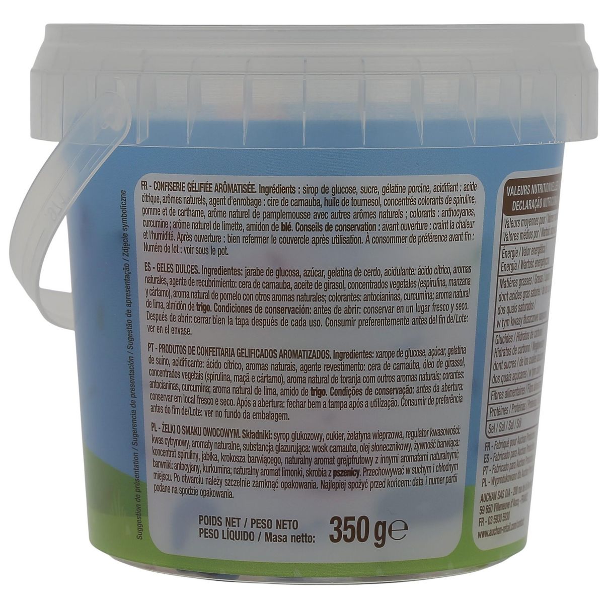 VENDOME Assortiment de bonbons de Pâques en seau 350g