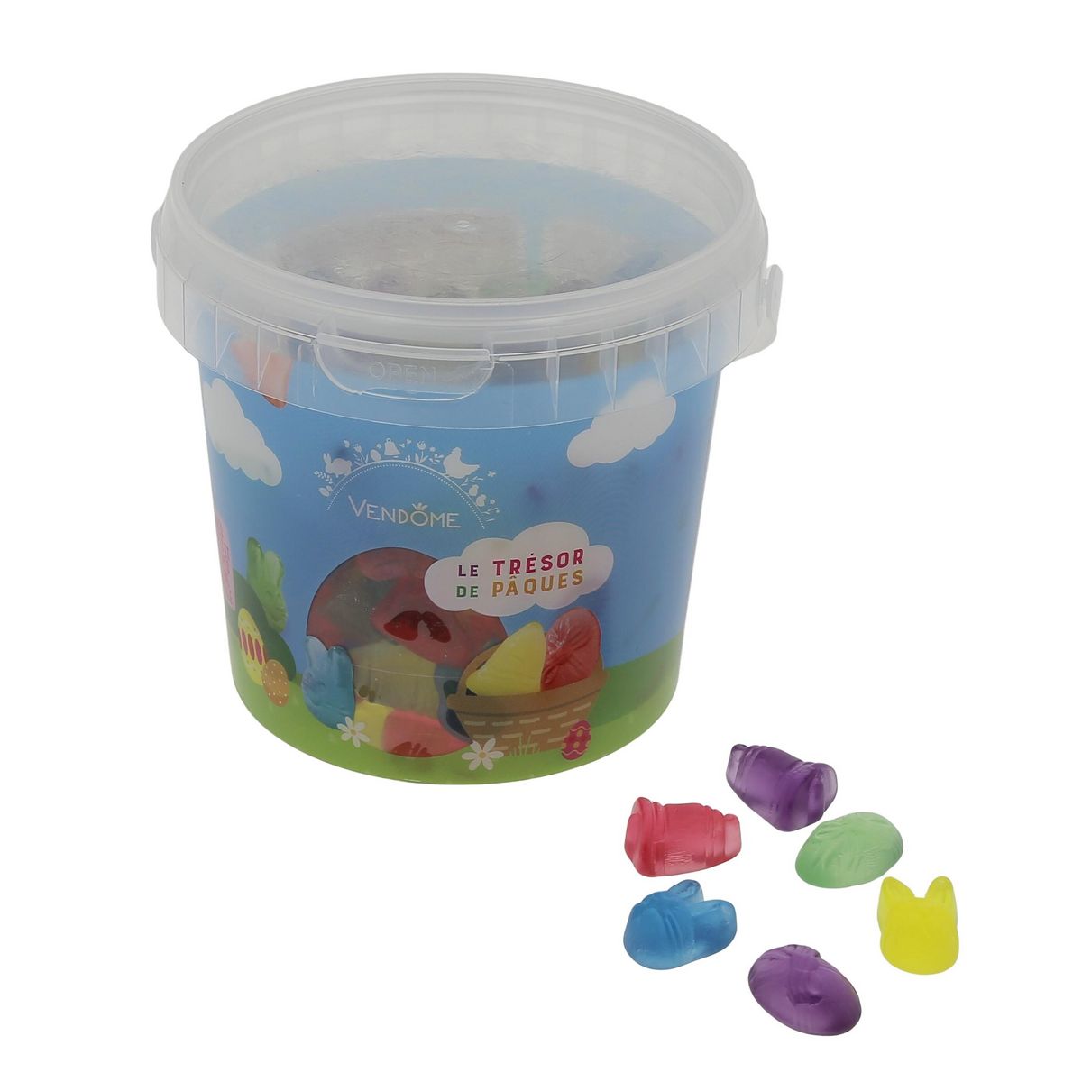 VENDOME Assortiment de bonbons de Pâques en seau 350g
