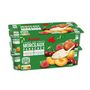 Voir la diapositive 3 : AUCHAN Yaourt aux fruits abricot pêche fraise cerise avec morceaux 16x125g