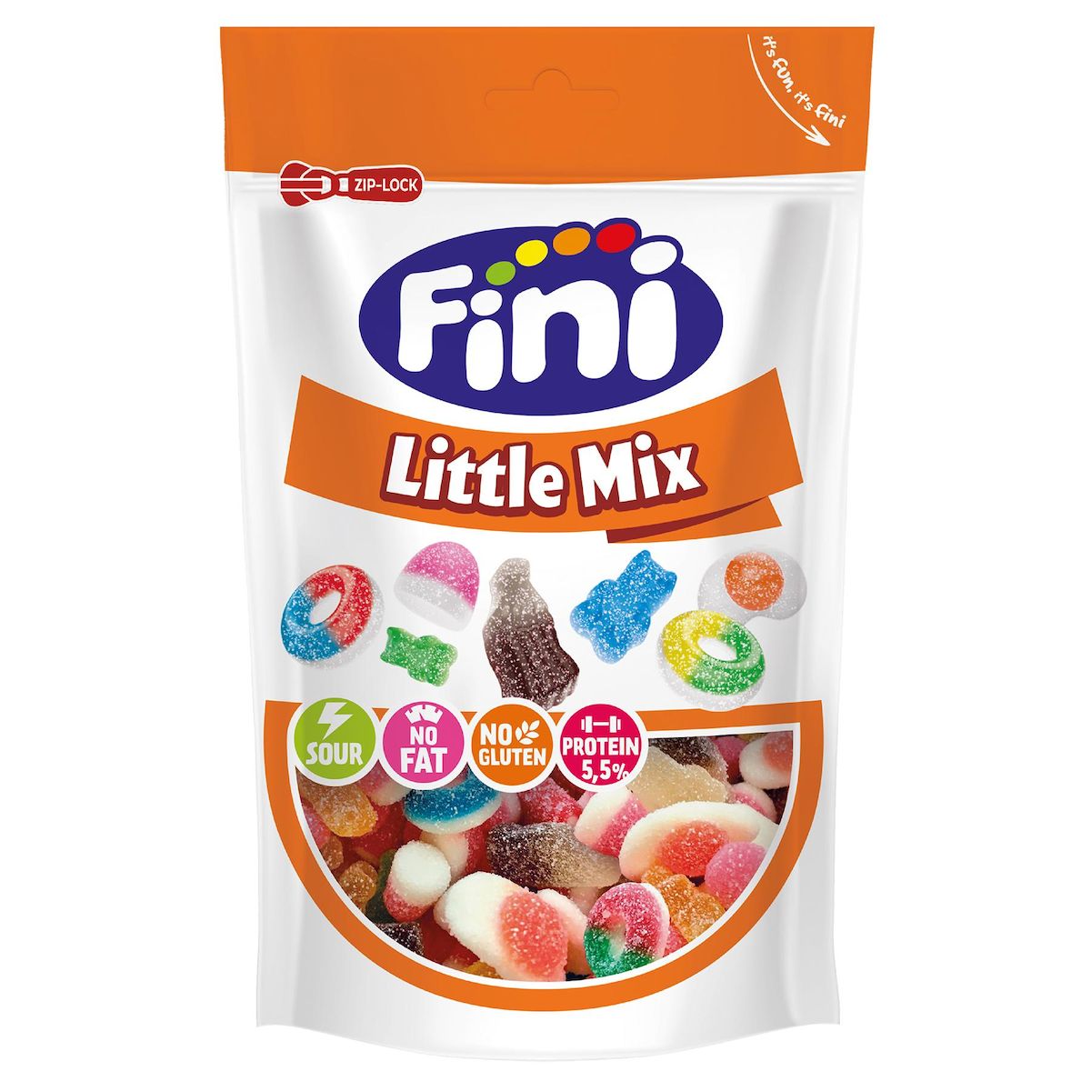 FINI Bonbons gélifiés Little Mix sans gluten 165g