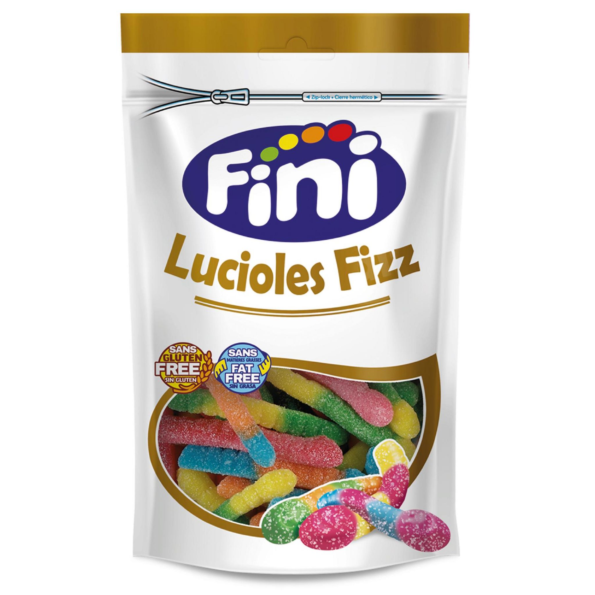 FINI Bonbons Lucioles Fizz sans gluten 165g