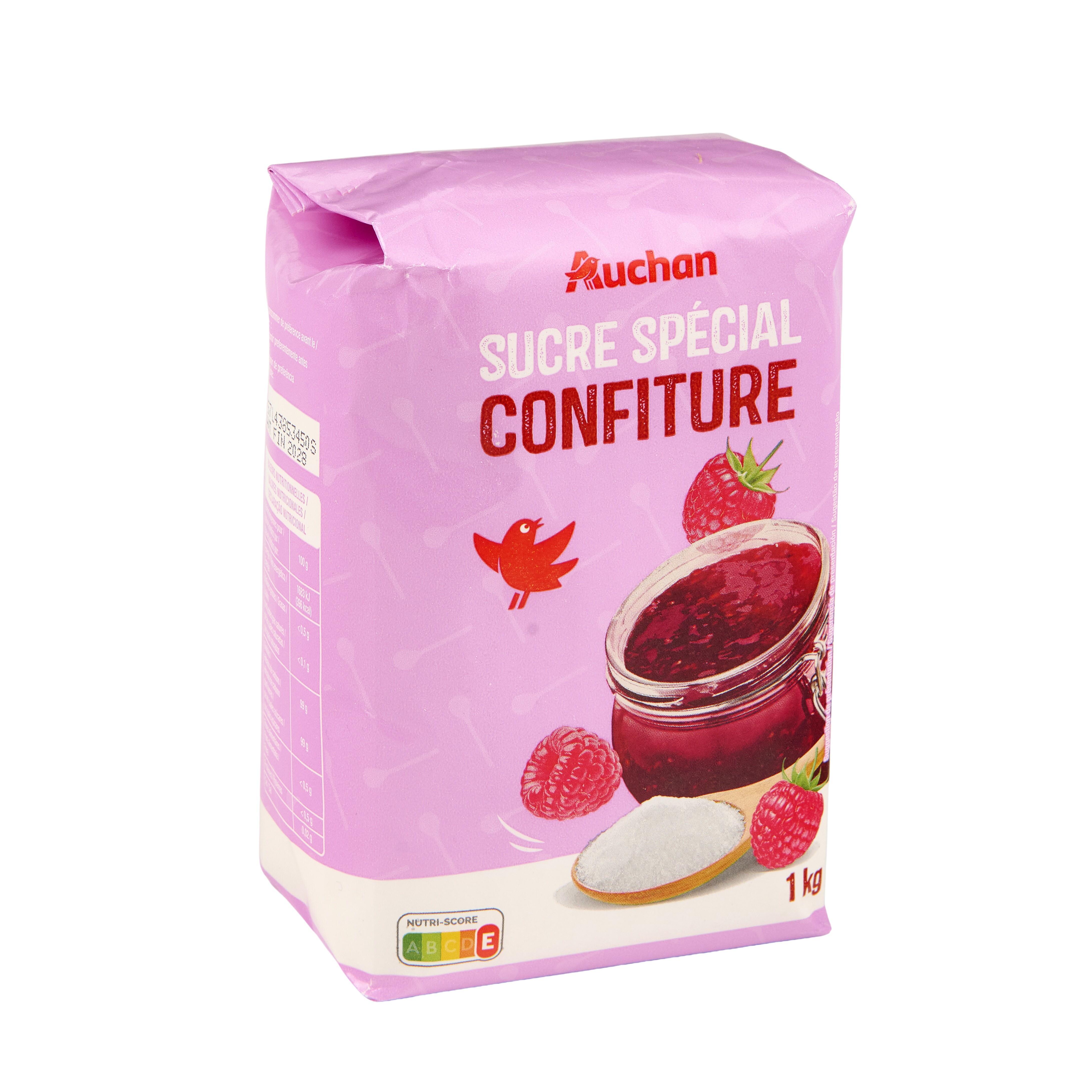 Voir la diapositive 2 : AUCHAN Sucre spécial confiture 1kg