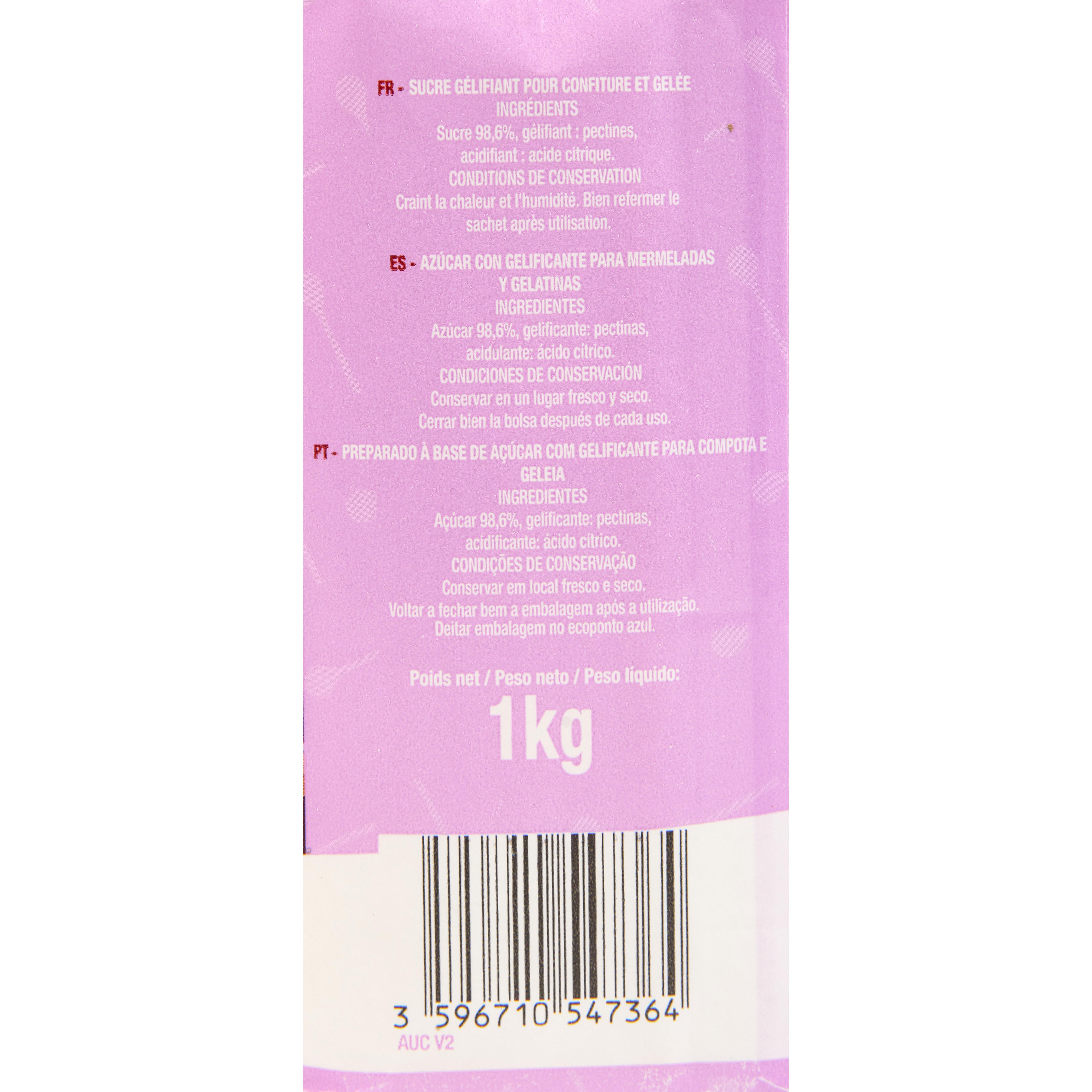 Voir la diapositive 4 : AUCHAN Sucre spécial confiture 1kg