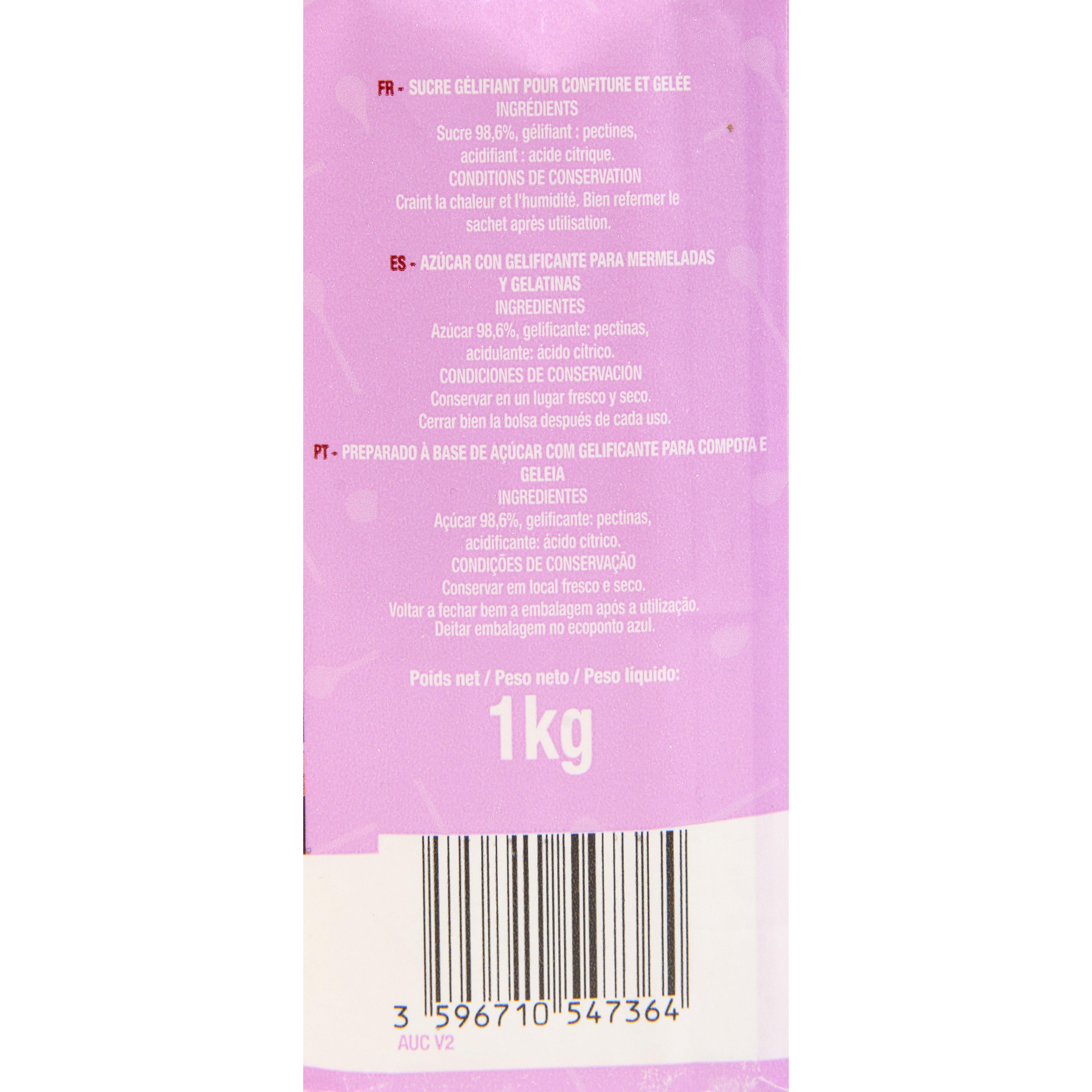 Voir la diapositive 5 : AUCHAN Sucre spécial confiture 1kg