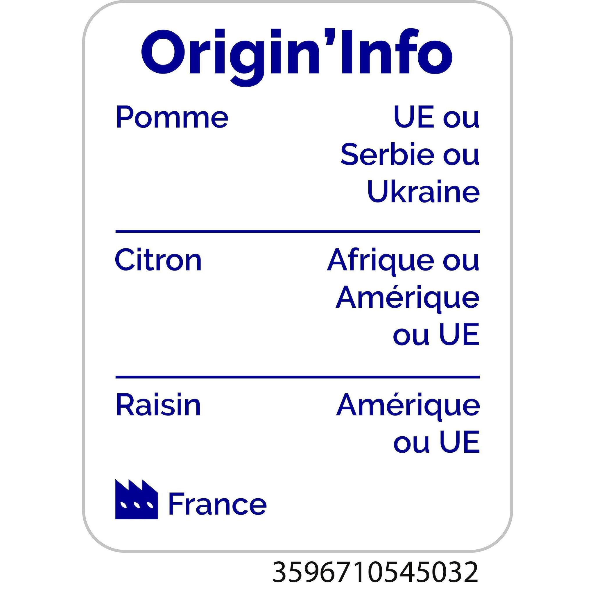 Voir la diapositive 4 : AUCHAN Nectar multifruits brique 2l