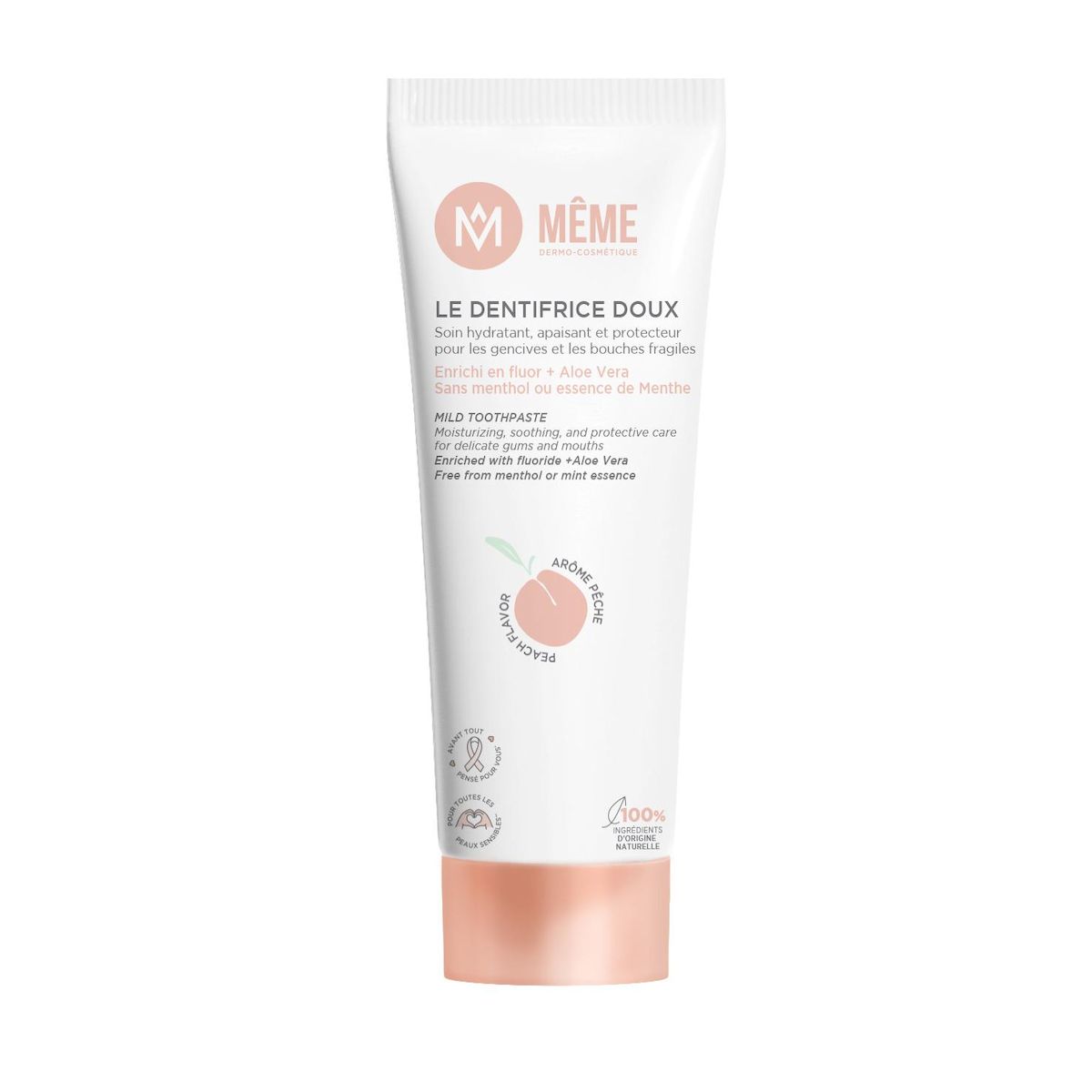 MEME COSMETICS Dentifrice arôme pêche 75ml