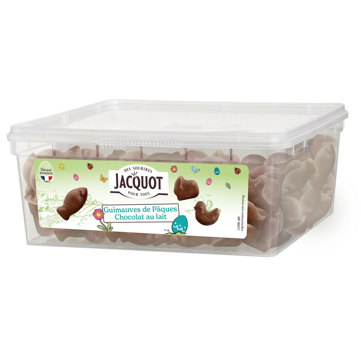 JACQUOT Guimauves de Pâques Chocolat au lait 600g