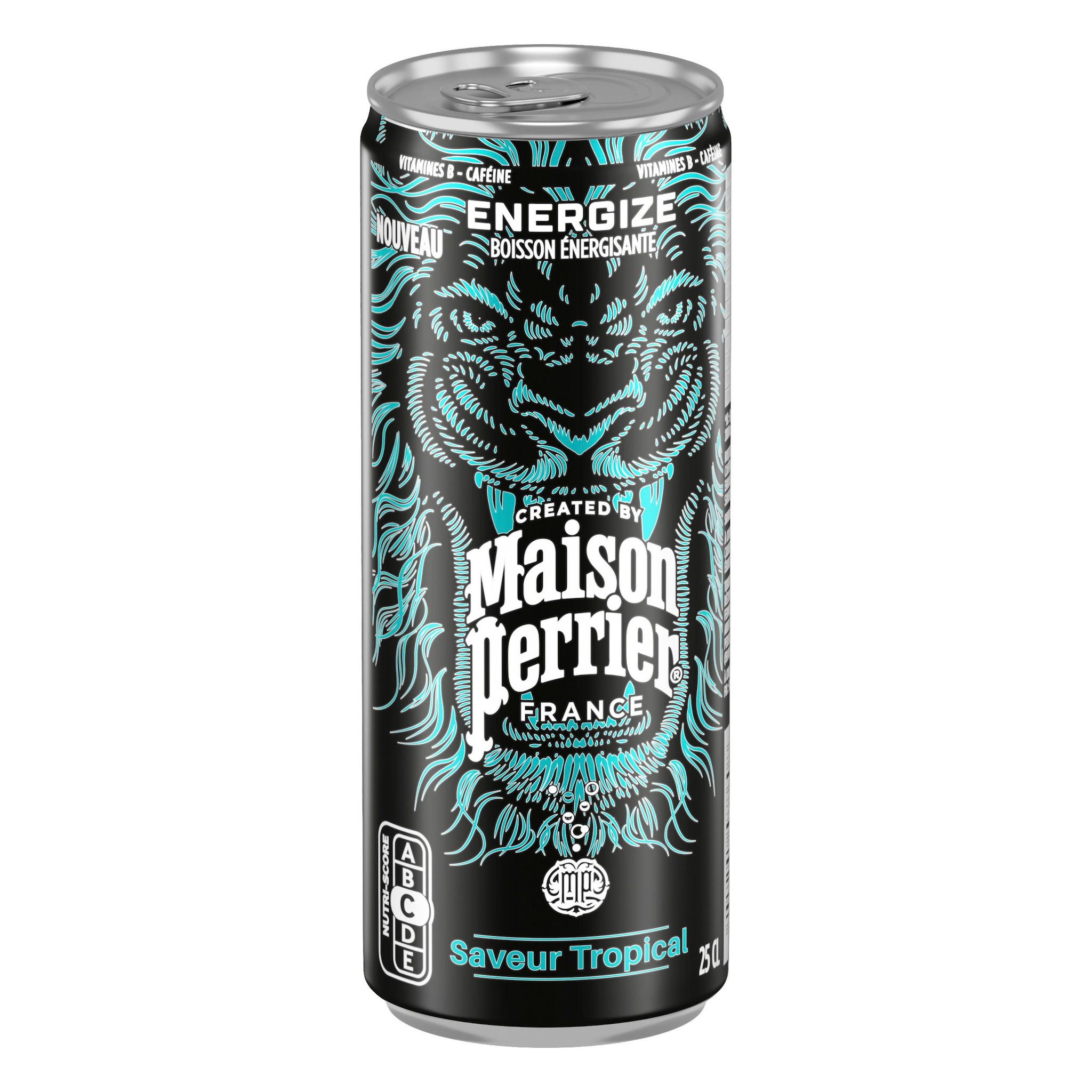 MAISON PERRIER Energize Boisson énergisante saveur tropical boîte 25cl
