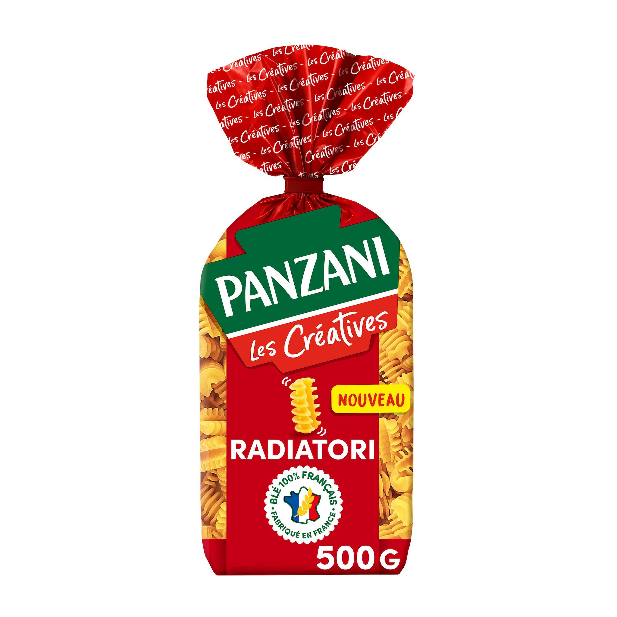 Voir la diapositive 2 : PANZANI Les Créatives radiatori 500g