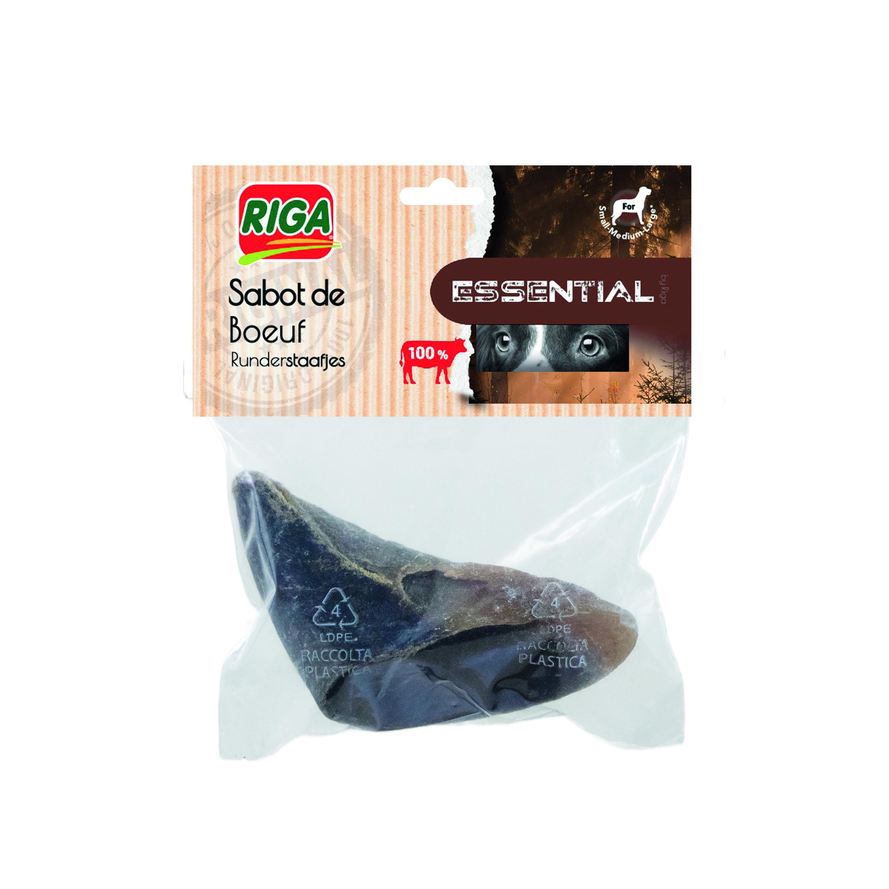 RIGA Essential Friandise sabot de bœuf pour chien 1 pièce