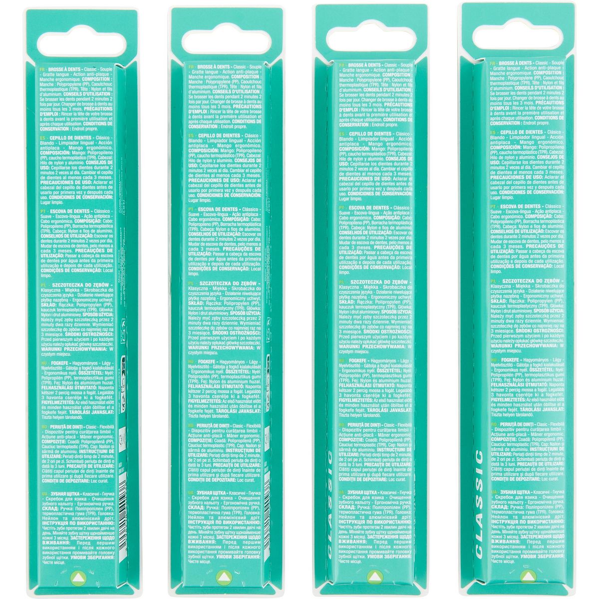 AUCHAN Brosse à dents classic souple 1 pièce