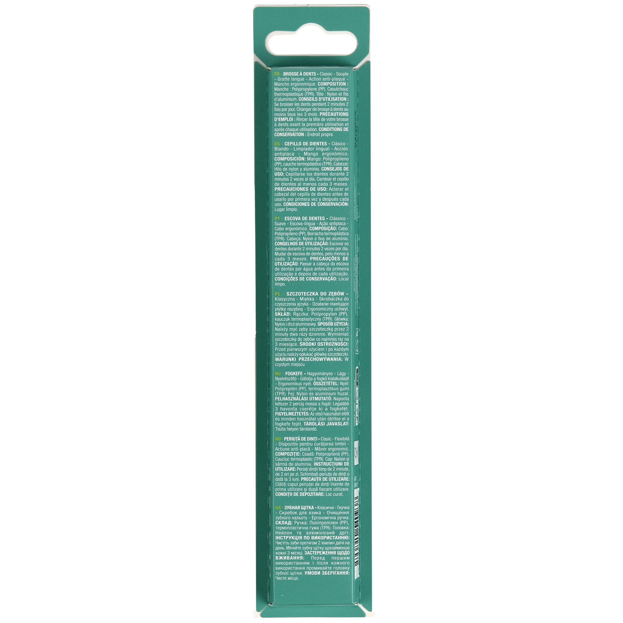 Voir la diapositive 4 : AUCHAN Brosse à dents classic souple 1 pièce