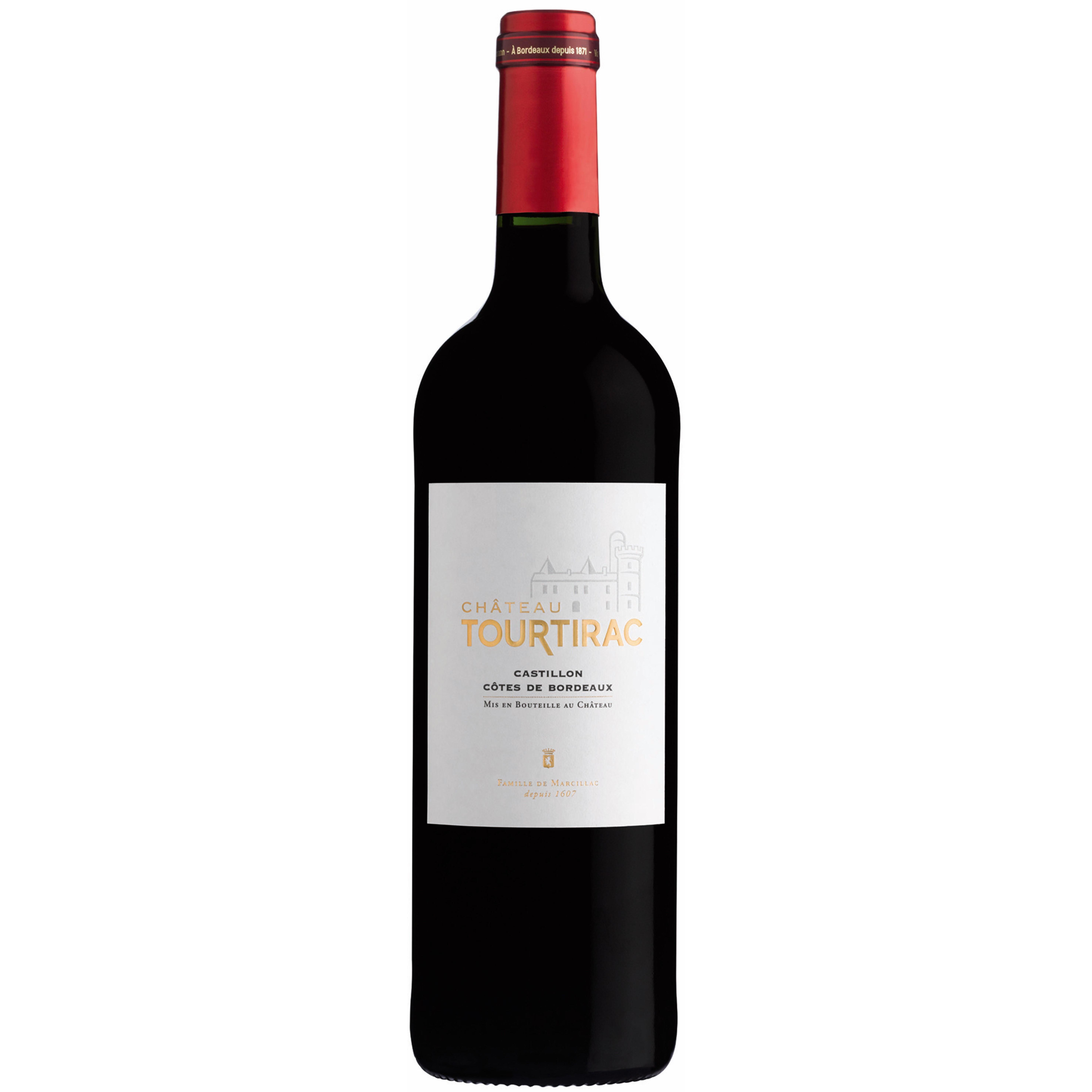 AOP Castillon Côtes de Bordeaux Château Tourtirac rouge 75cl