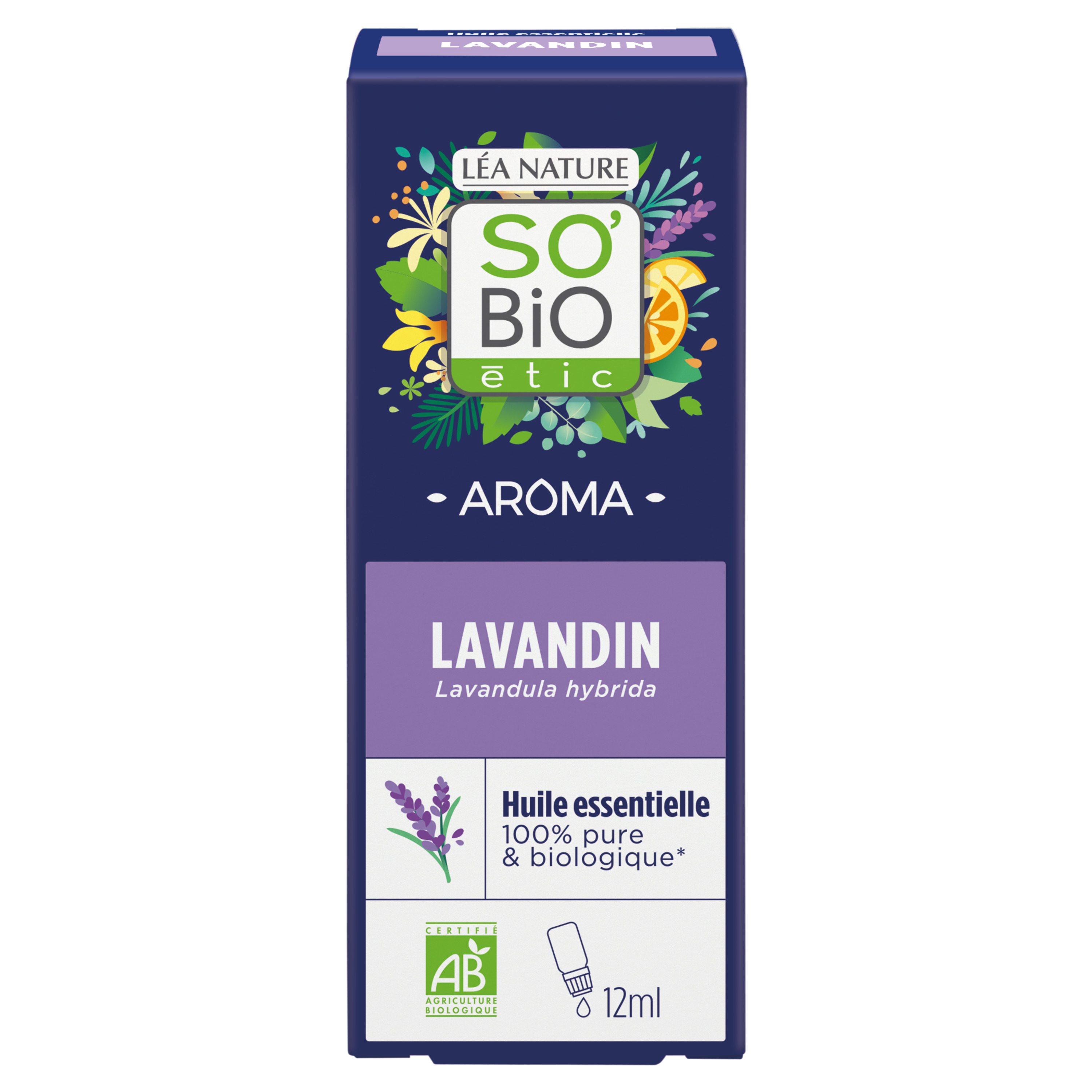 SO BIO ETIC Huile essentielle biologique de lavandin 12ml