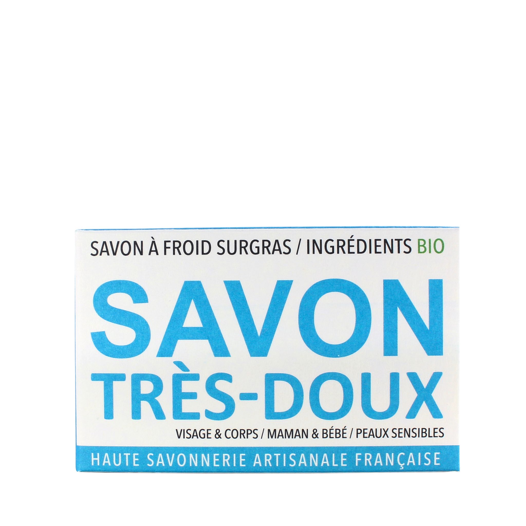 GAIIA Savon très doux visage et corps savon à froid surgras haute savonnerie artisanale française 100g