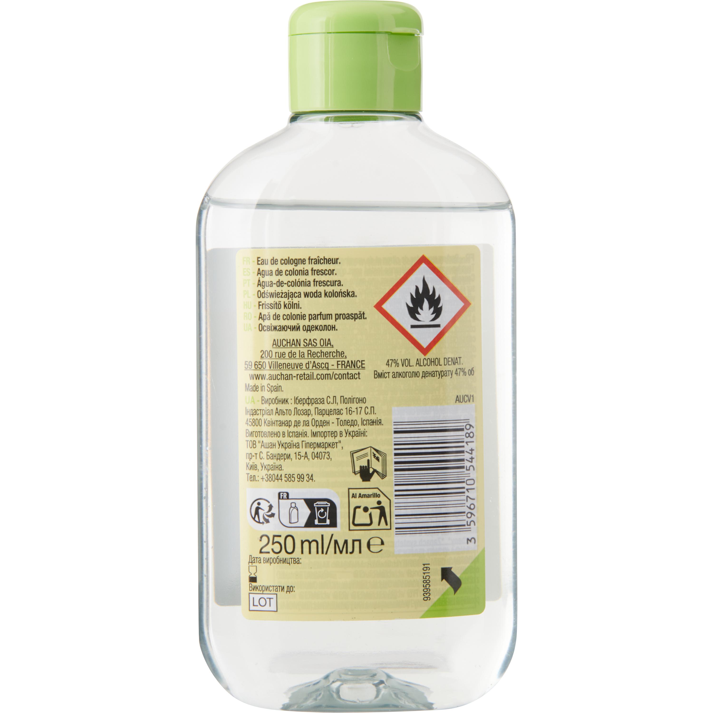 Voir la diapositive 2 : COSMIA Eau de cologne fresh 250ml