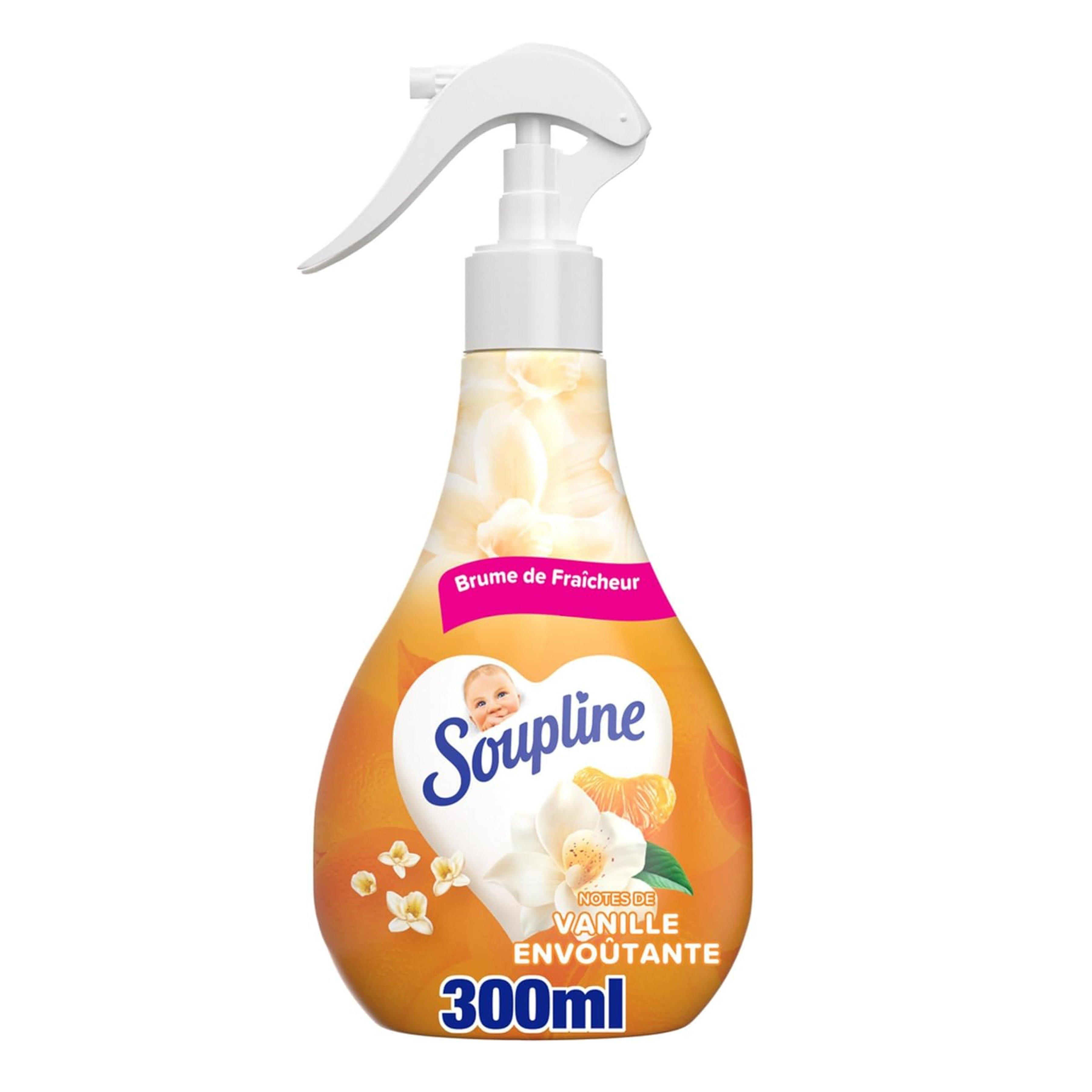 Voir la diapositive 2 : SOUPLINE Brume adoucissante Vanille 300ml