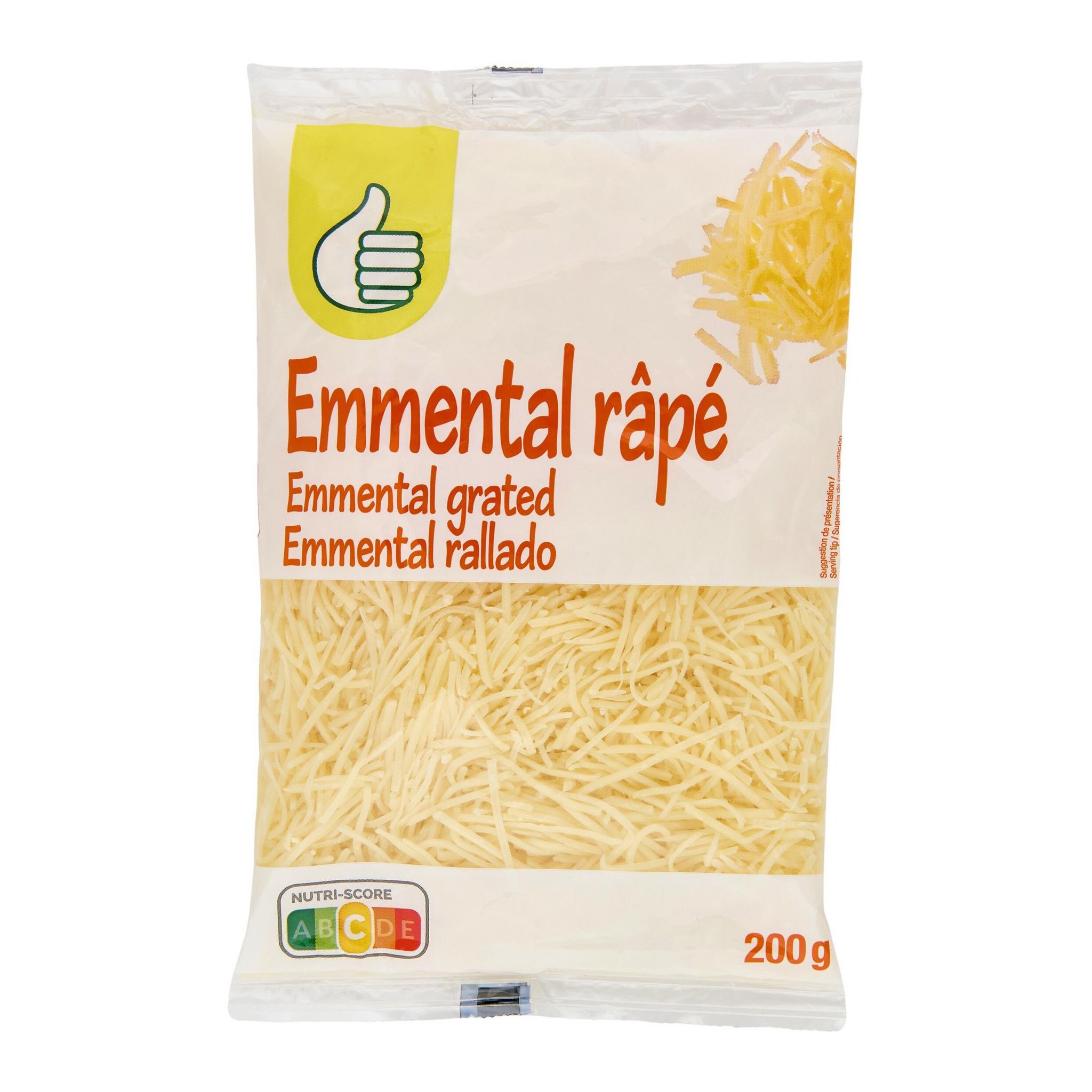 Voir la diapositive 3 : POUCE Emmental Rapé 200g