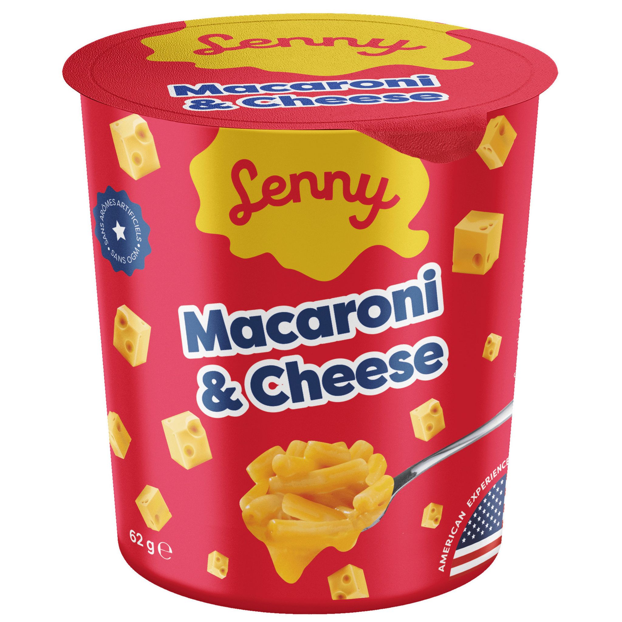 LENNY Coupe macaroni et fromage 65g