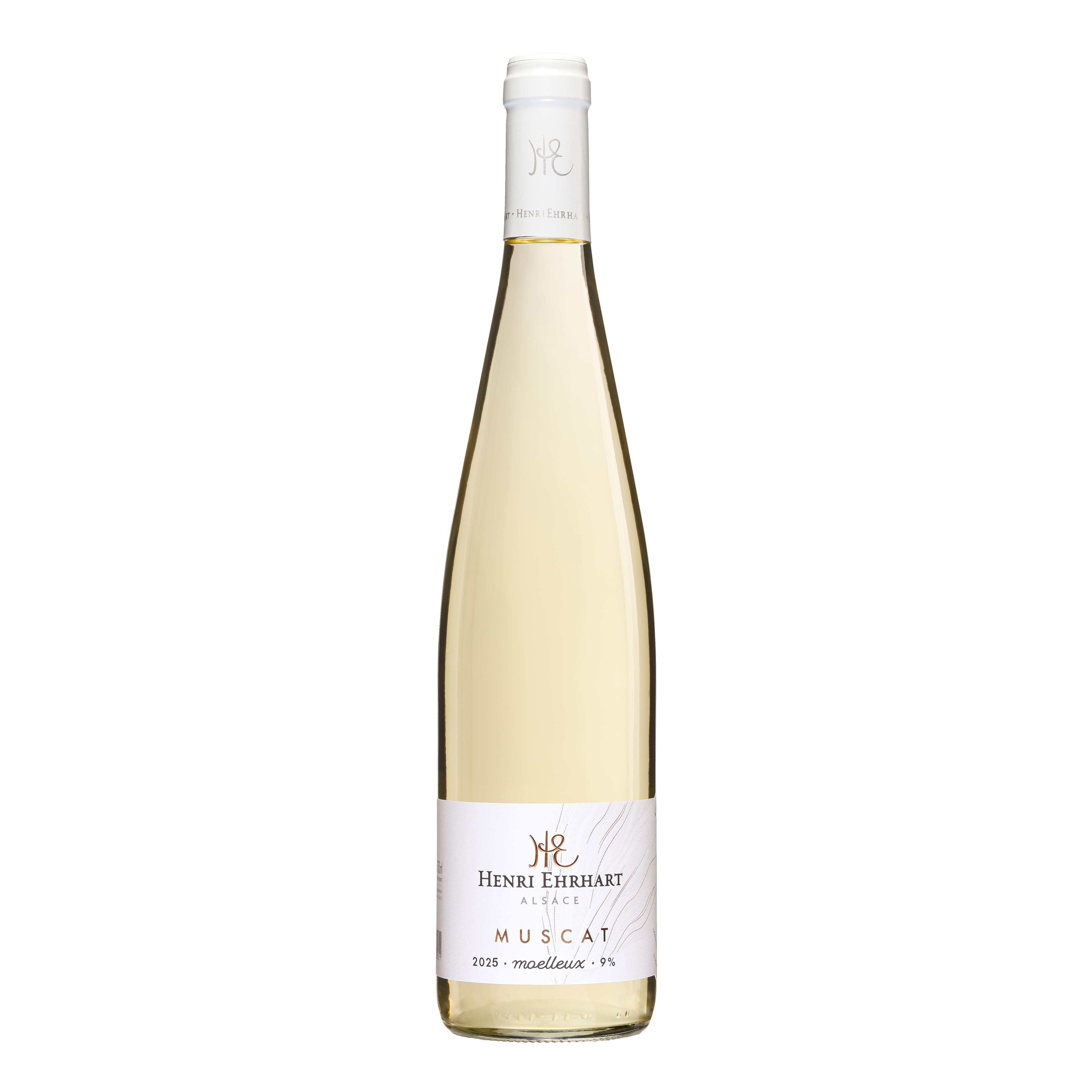 Voir la diapositive 2 : AOP Alsace Muscat Henri Ehrhart blanc moelleux 75cl