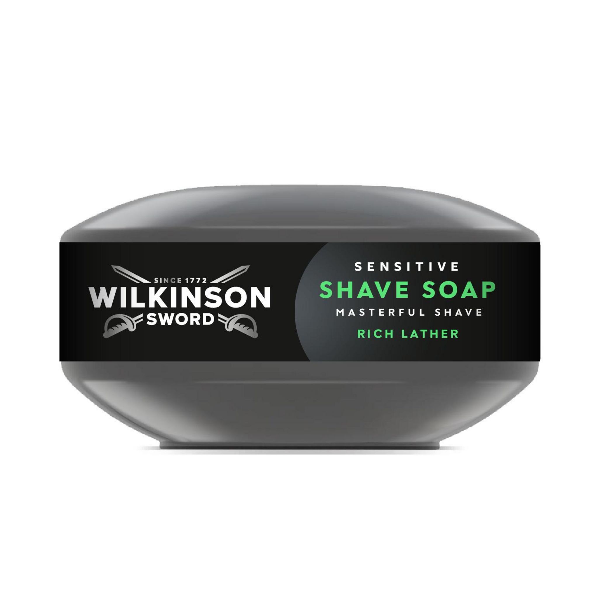 WILKINSON Bol à raser sensitive shave soap masterful shave rich lather 125g