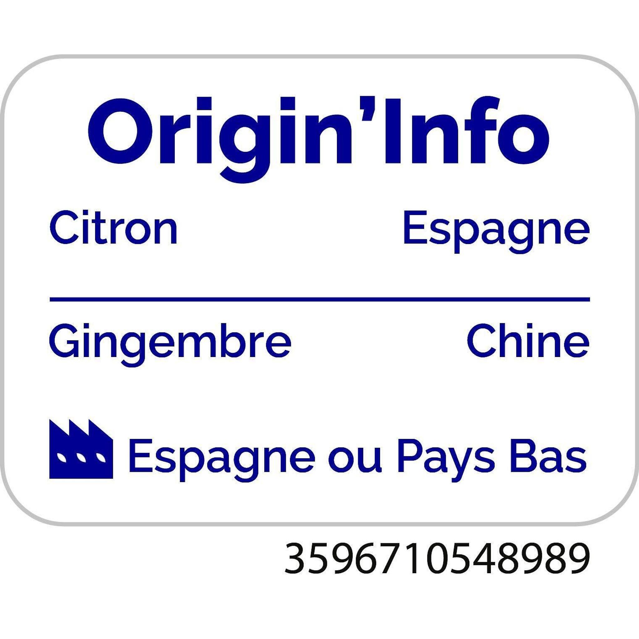 Voir la diapositive 4 : AUCHAN Citronnade au gingembre 1l