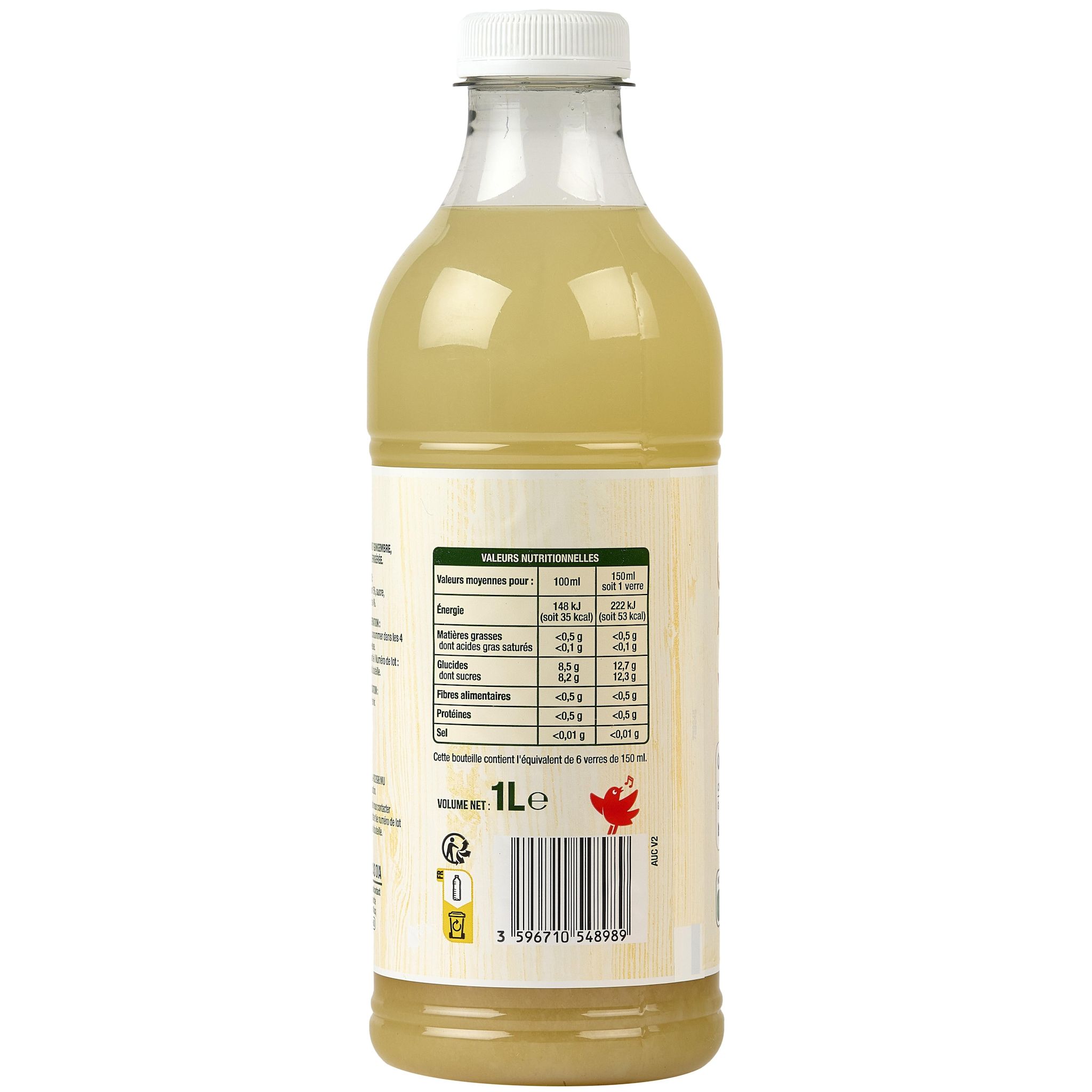 Voir la diapositive 5 : AUCHAN Citronnade au gingembre 1l