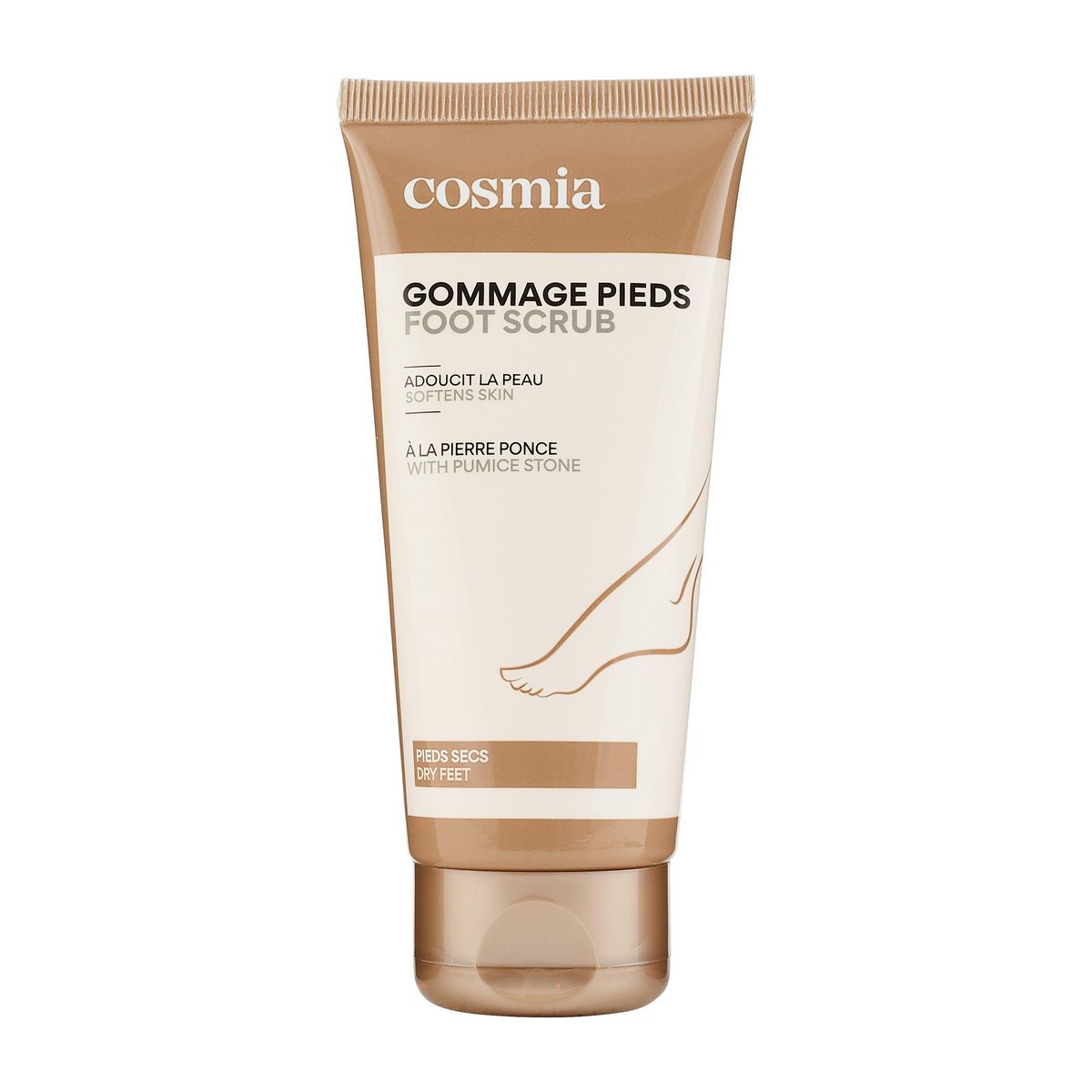 COSMIA Gommage pour pieds secs à la pierre ponce 100ml