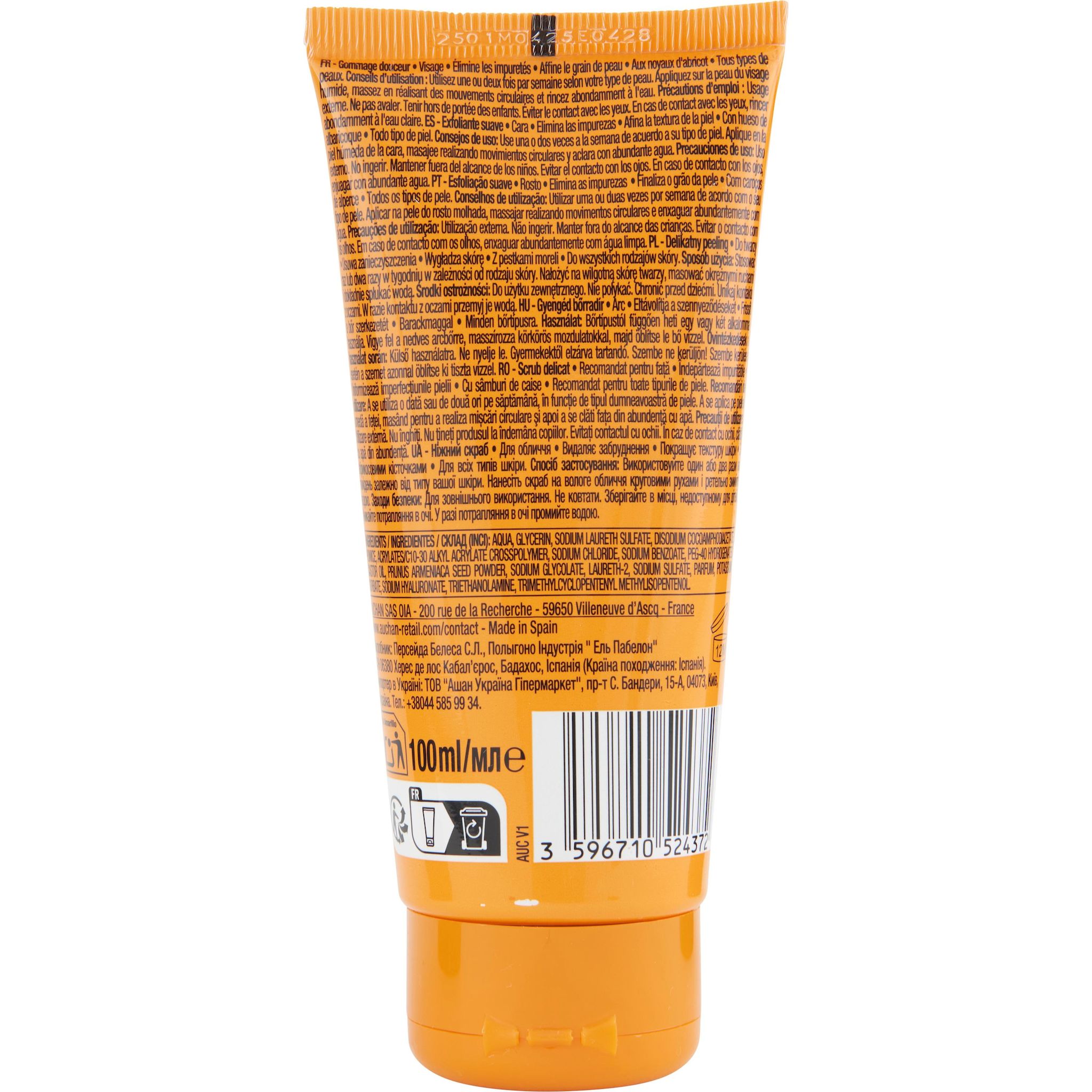 Voir la diapositive 2 : COSMIA Gommage douceur aux noyaux d'abricot tous types de peaux 100ml