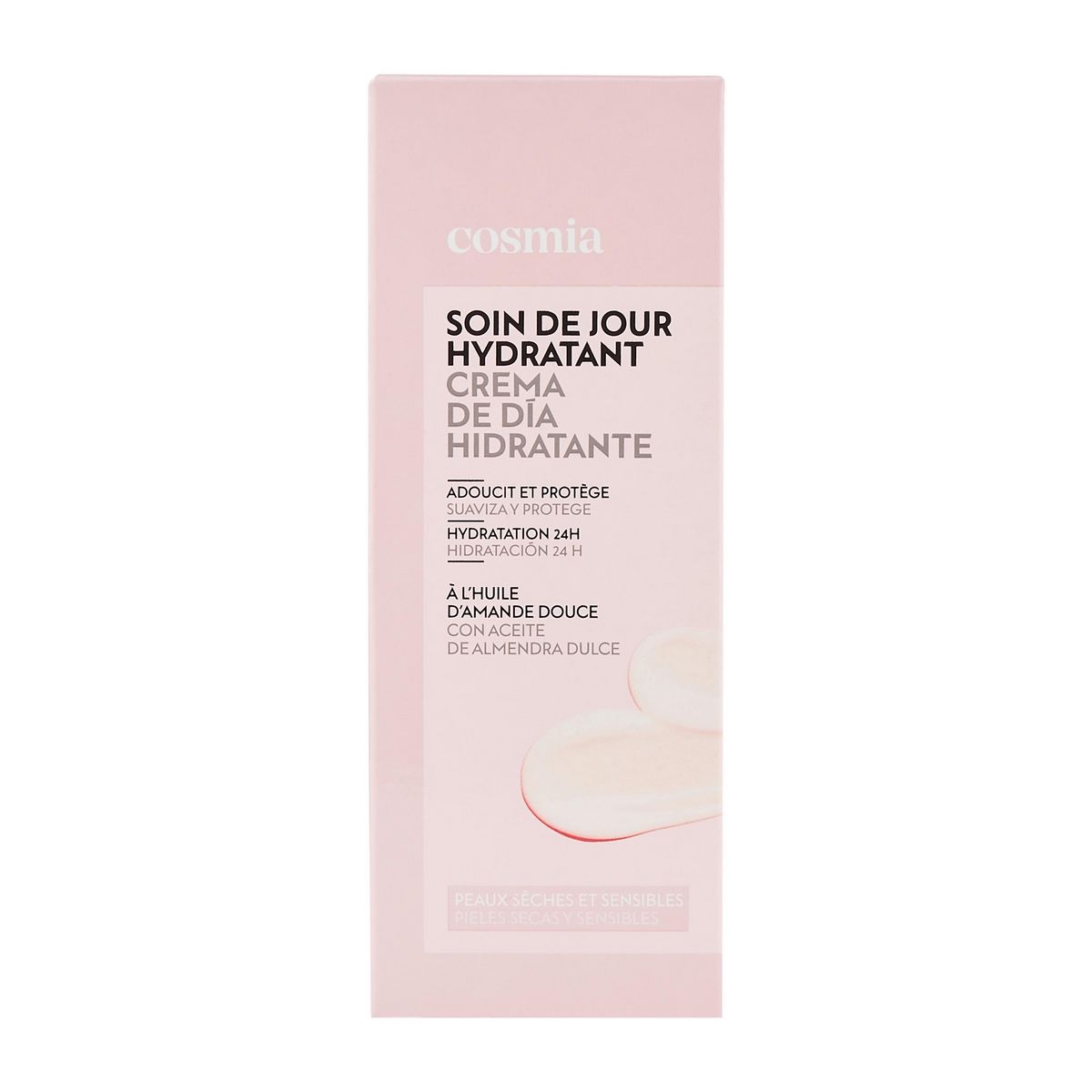 COSMIA Soin de jour hydratant à l'huile d'amande douce pour peaux sèches et sensibles 50ml