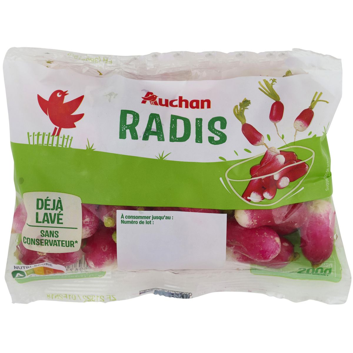 AUCHAN Radis 200g