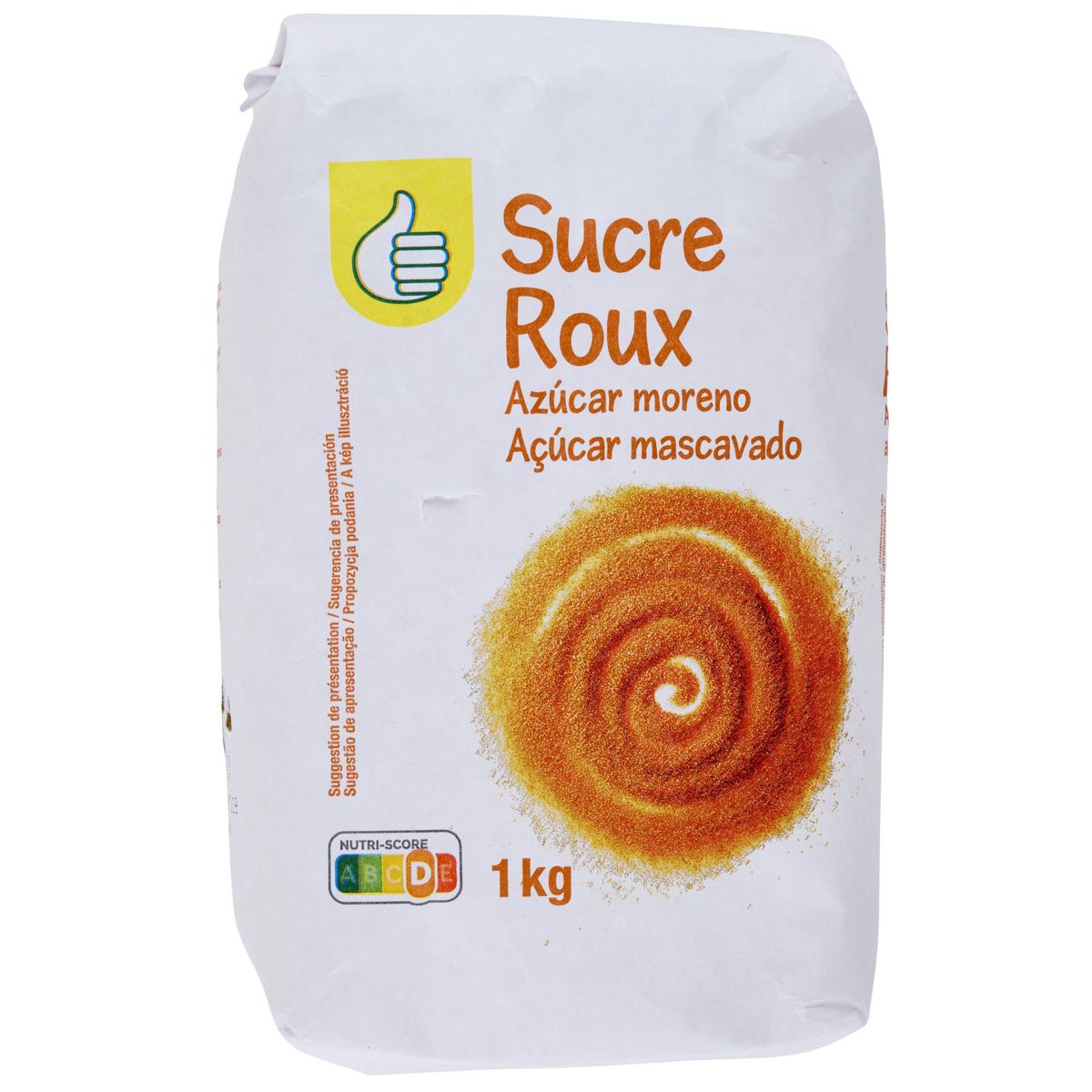 POUCE Sucre roux en poudre 1kg