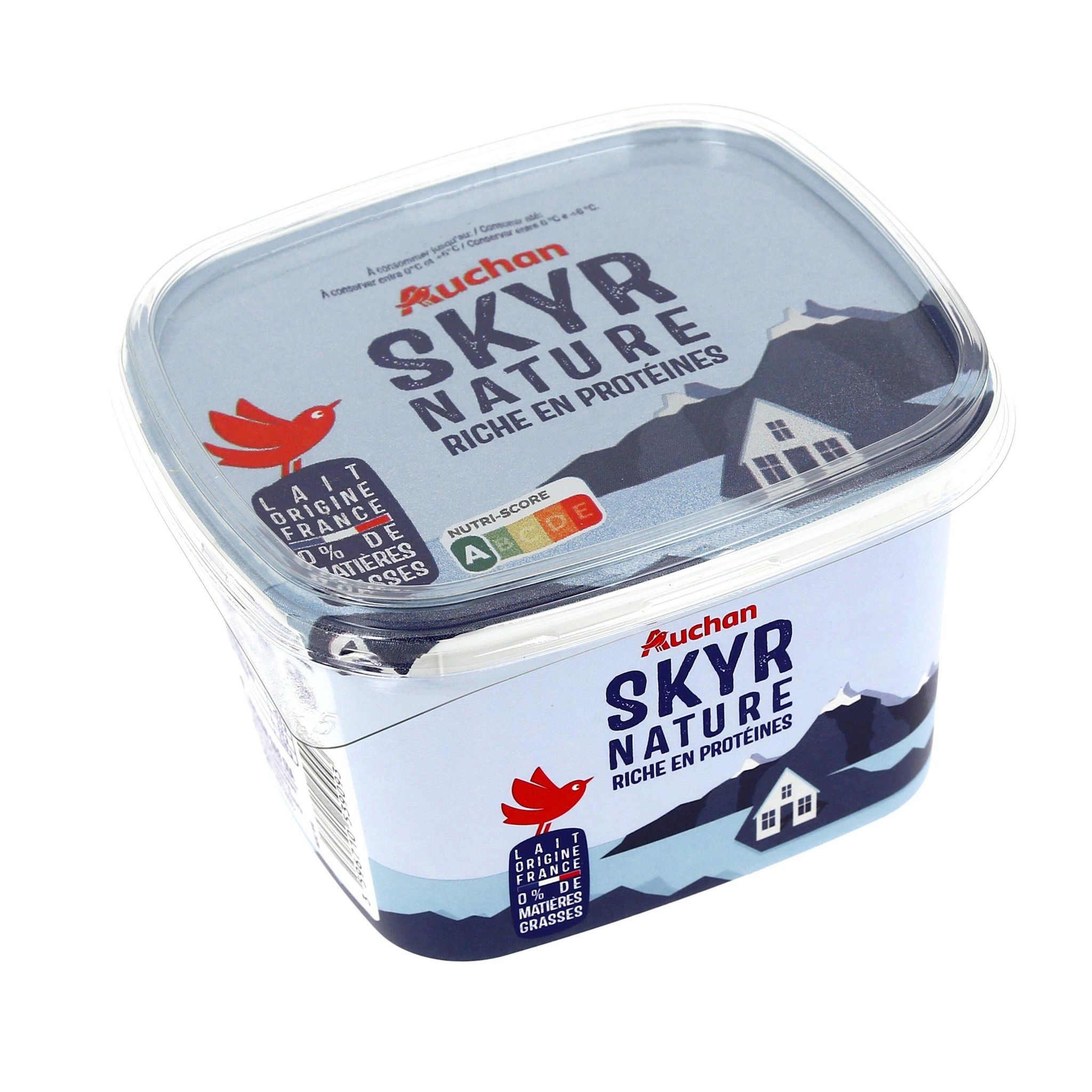 Voir la diapositive 3 : AUCHAN Skyr nature 0%MG 850g